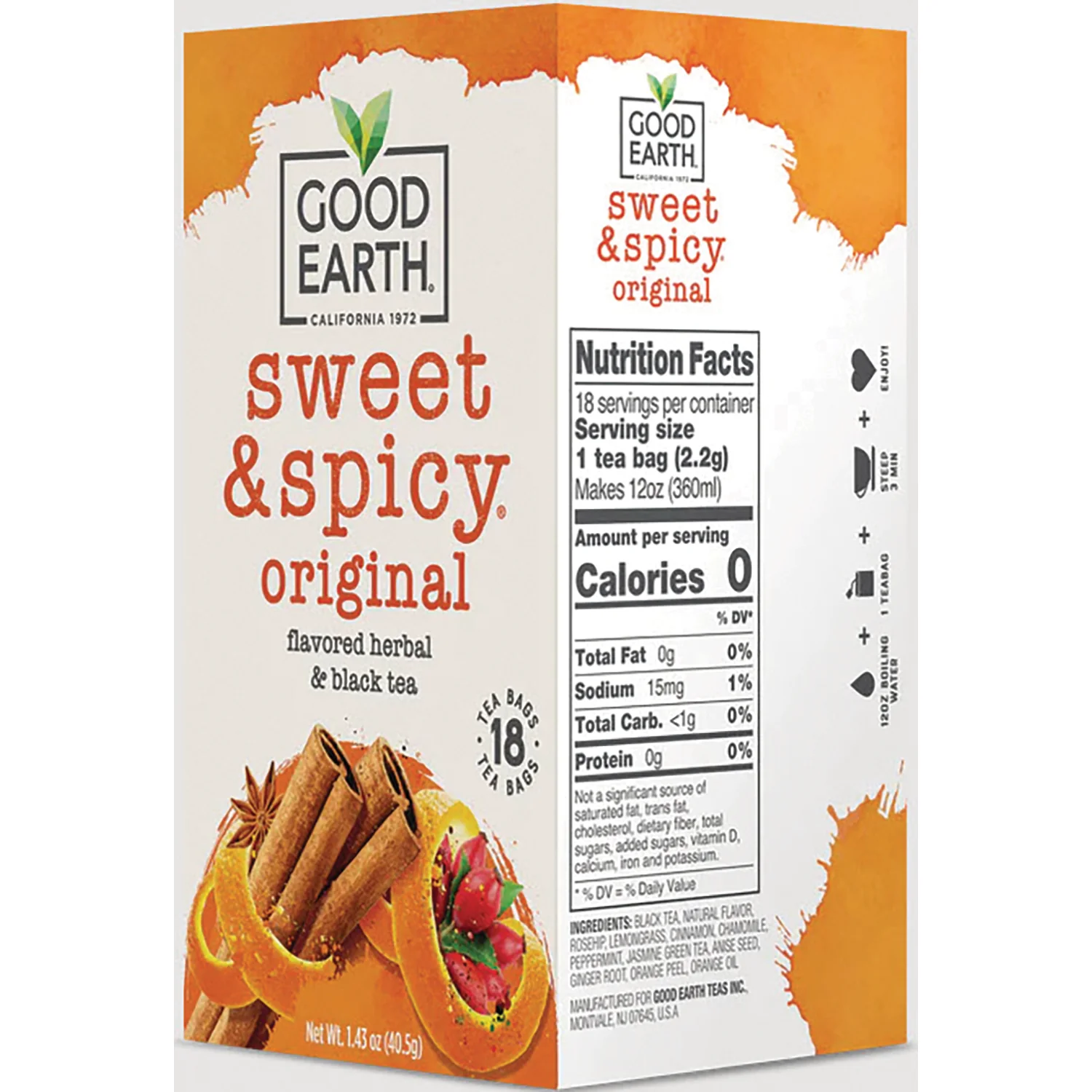 Sweet & Spicy Original Flavored Herbal & Black Tea - Image 2