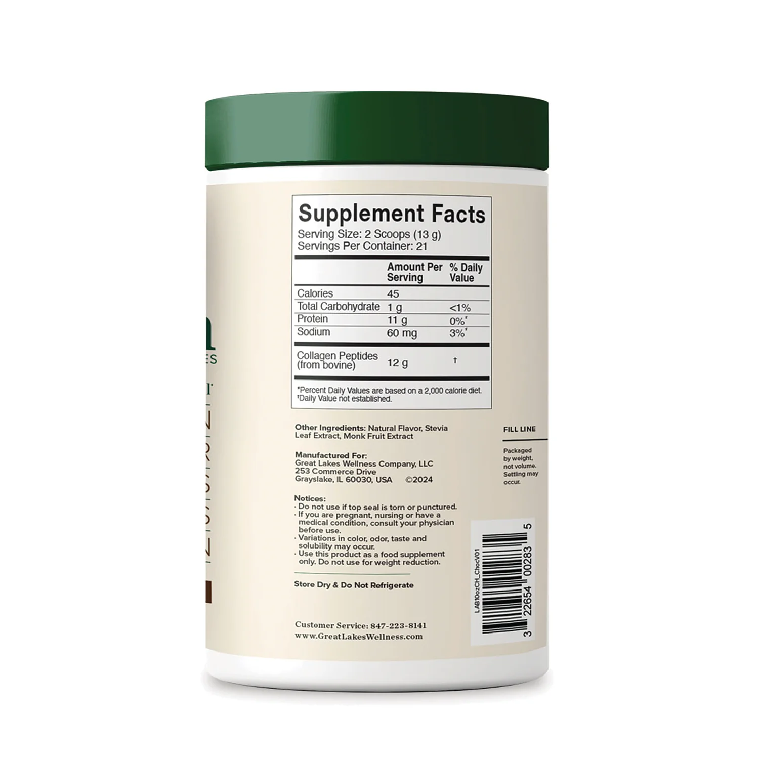 Grass-Fed Bovine Collagen Peptides - Chocolate - Image 2