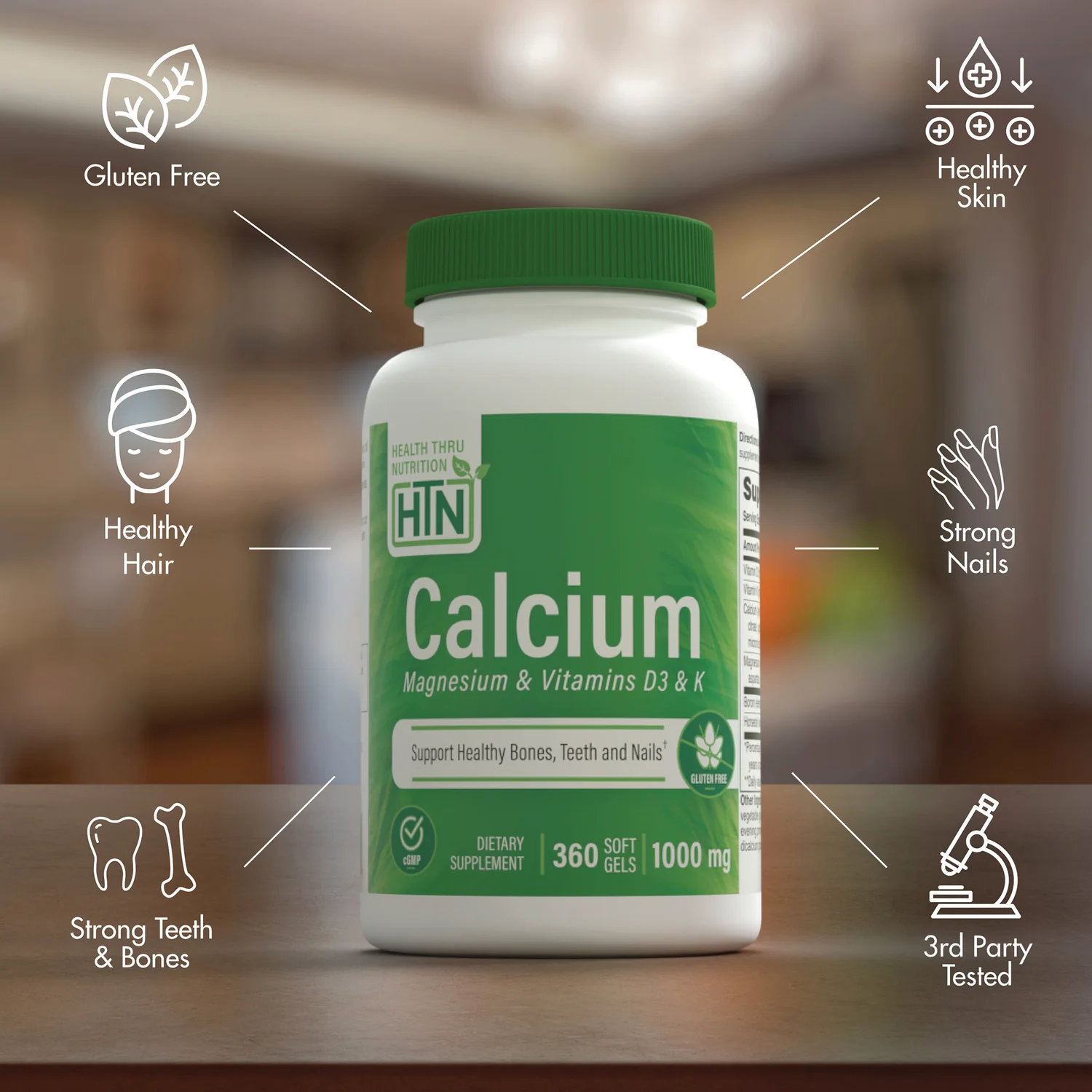Calcium, Magnesium & Vitamins D3 & K - Image 4