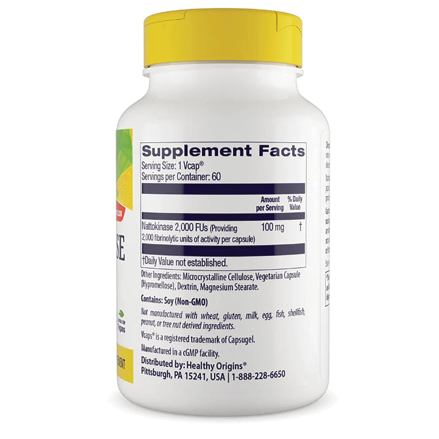 Natural Nattokinase 2,000 FUs - Image 2