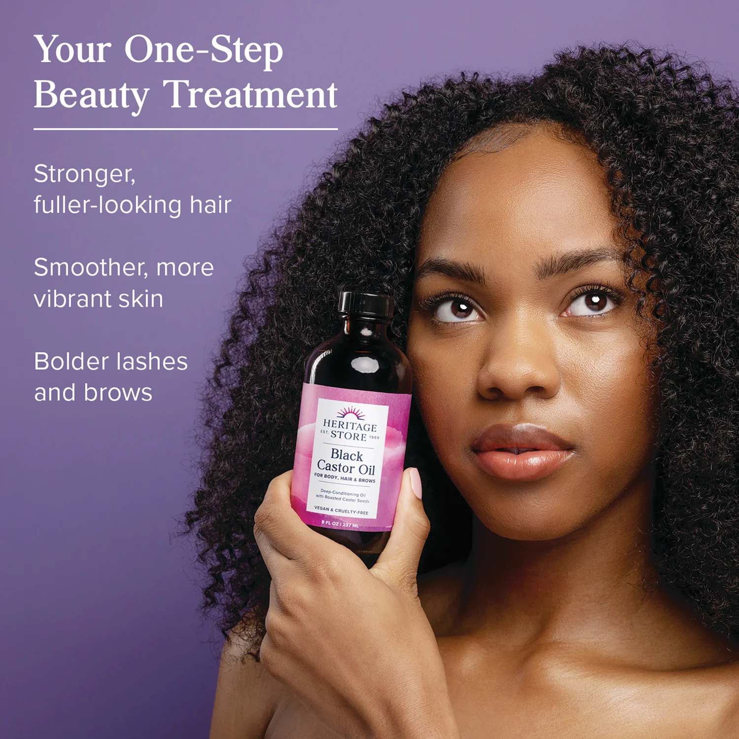 Black Castor Oil for Body, Hair and Brows - Image 3