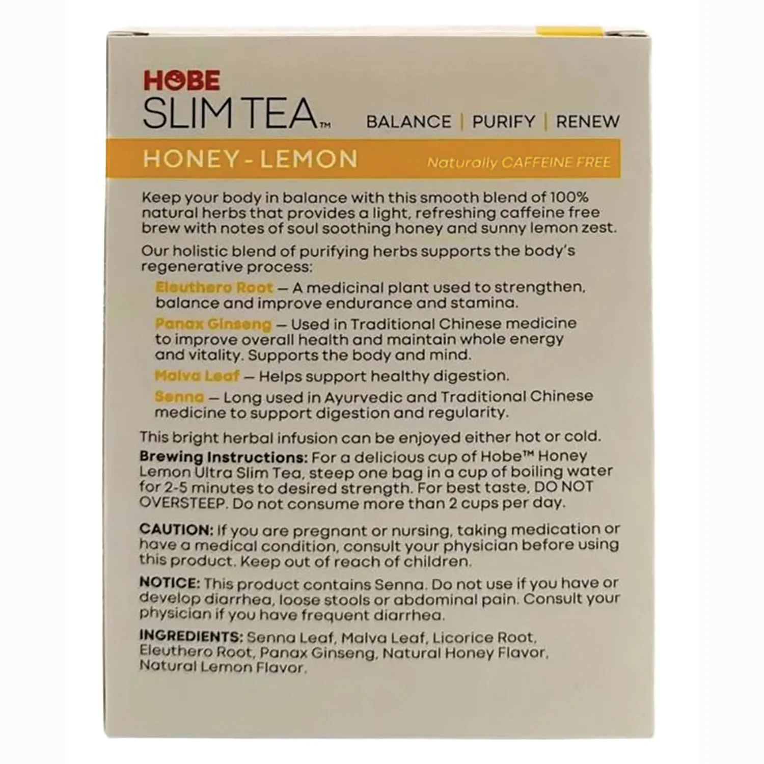 Ultra Slim Tea Honey Lemon - Image 2