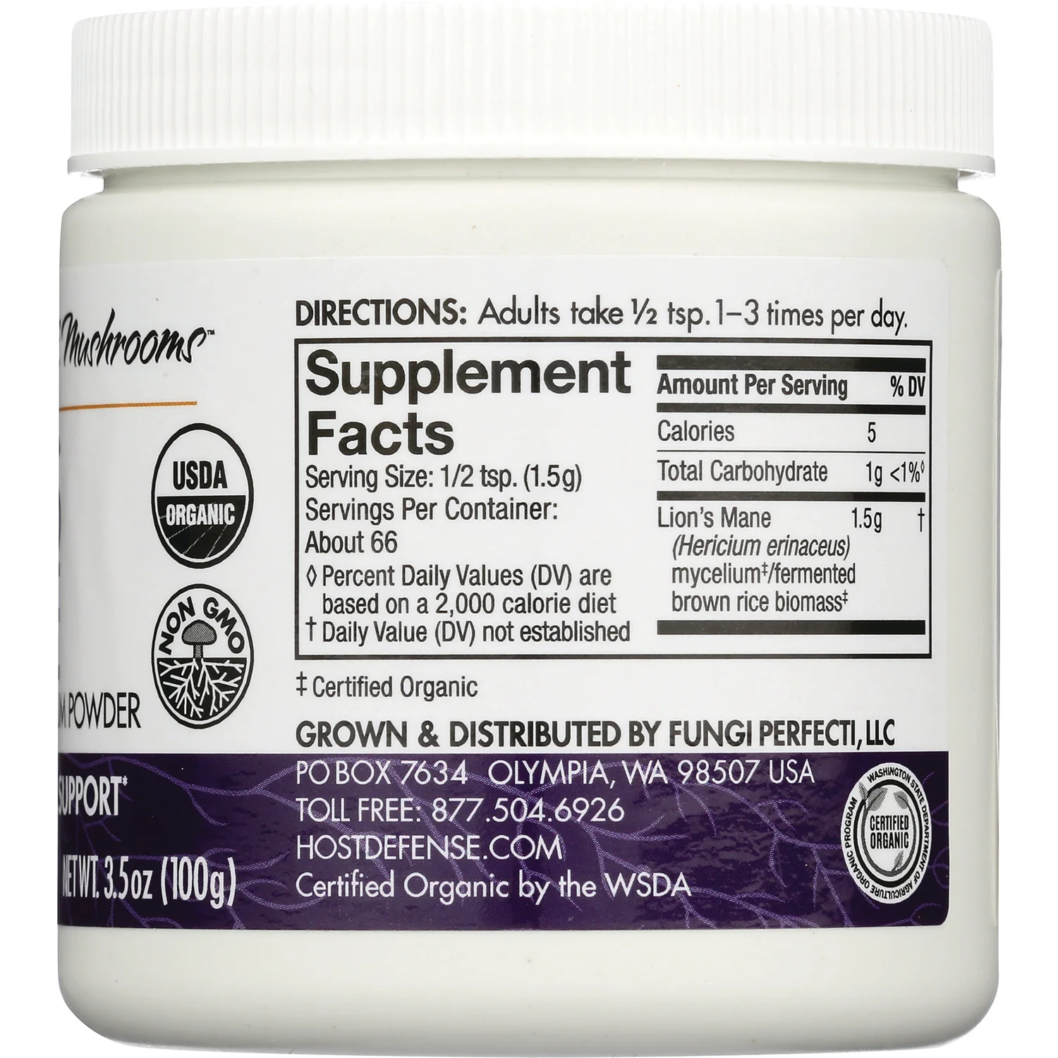 Lion's Mane Mushroom Mycelium Powder - Image 2