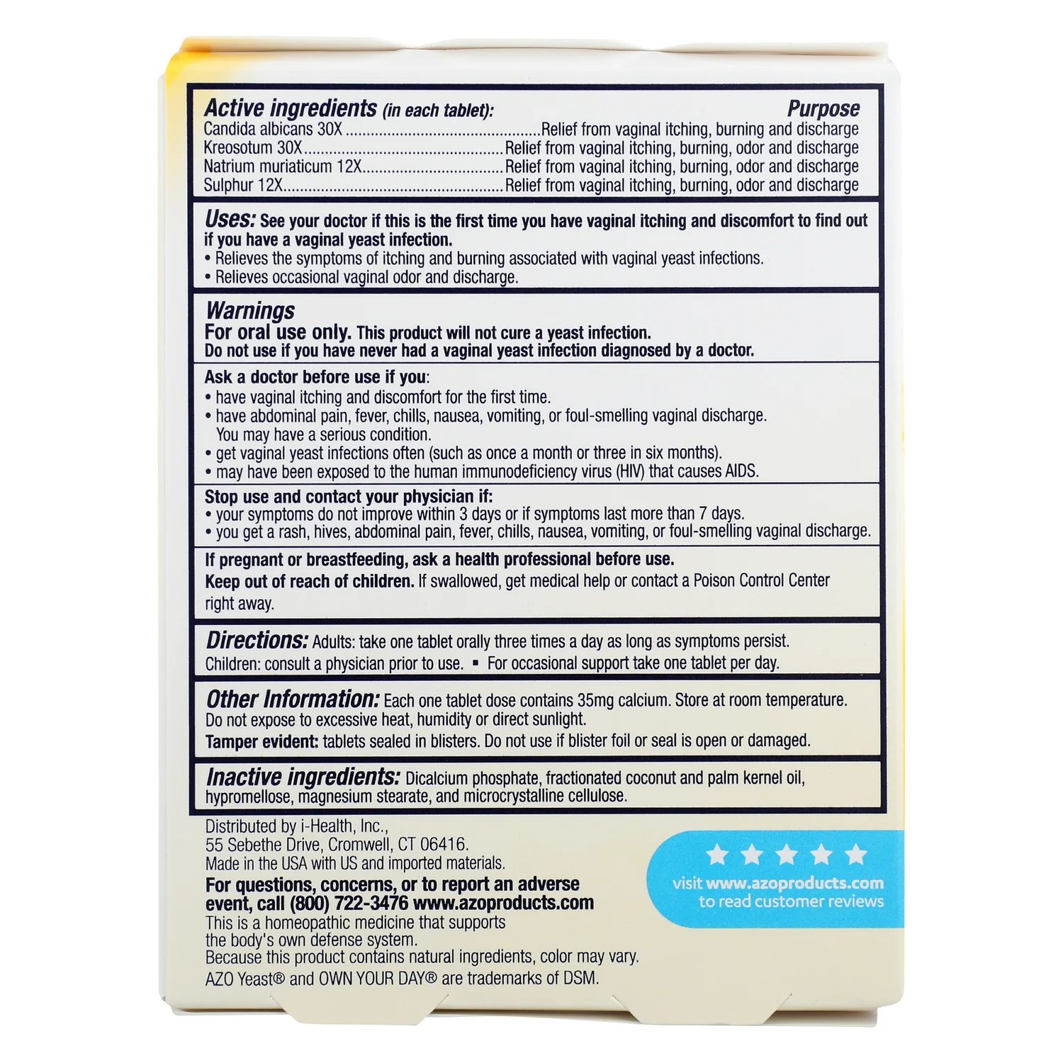 AZO Yeast Plus - Image 2