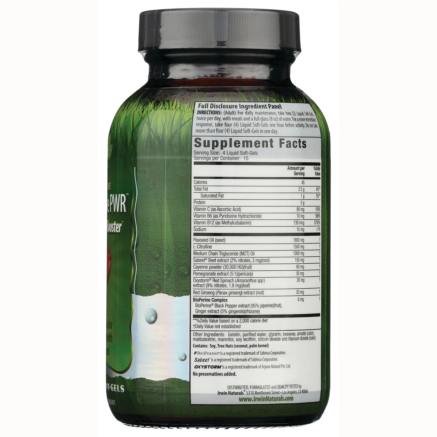 Pro-Active Nitric Oxide PWR Blood-Flow Booster - Image 2