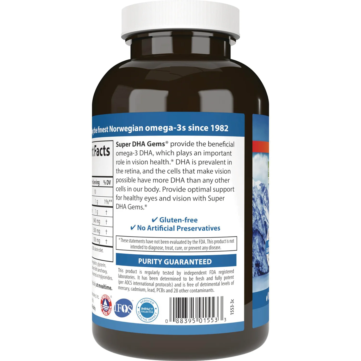 Norwegian Fish Oil Concentrate Super DHA Gems - Image 3