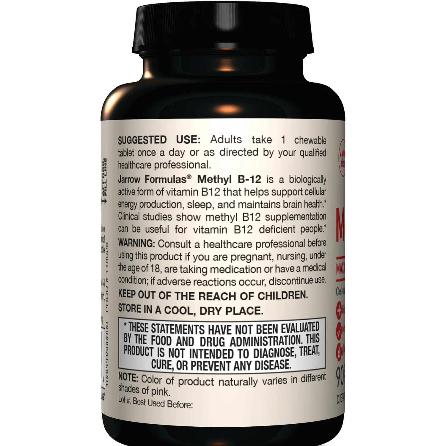 Vegan Methyl B-12 Maximum Strength - Cherry - Image 3