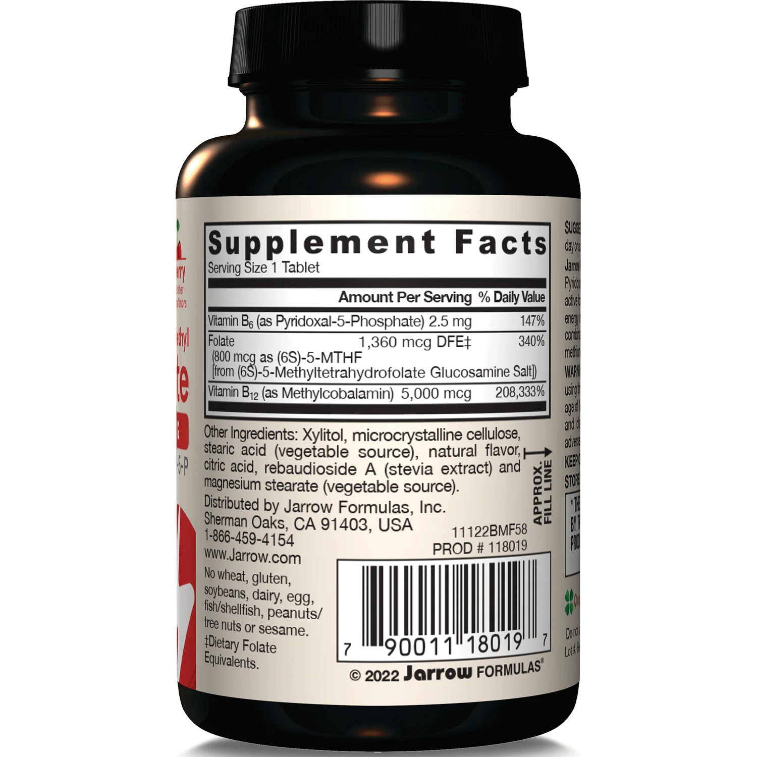Vegan Methyl B-12 & Methyl Folate Ultra Strength - Cherry - Image 2