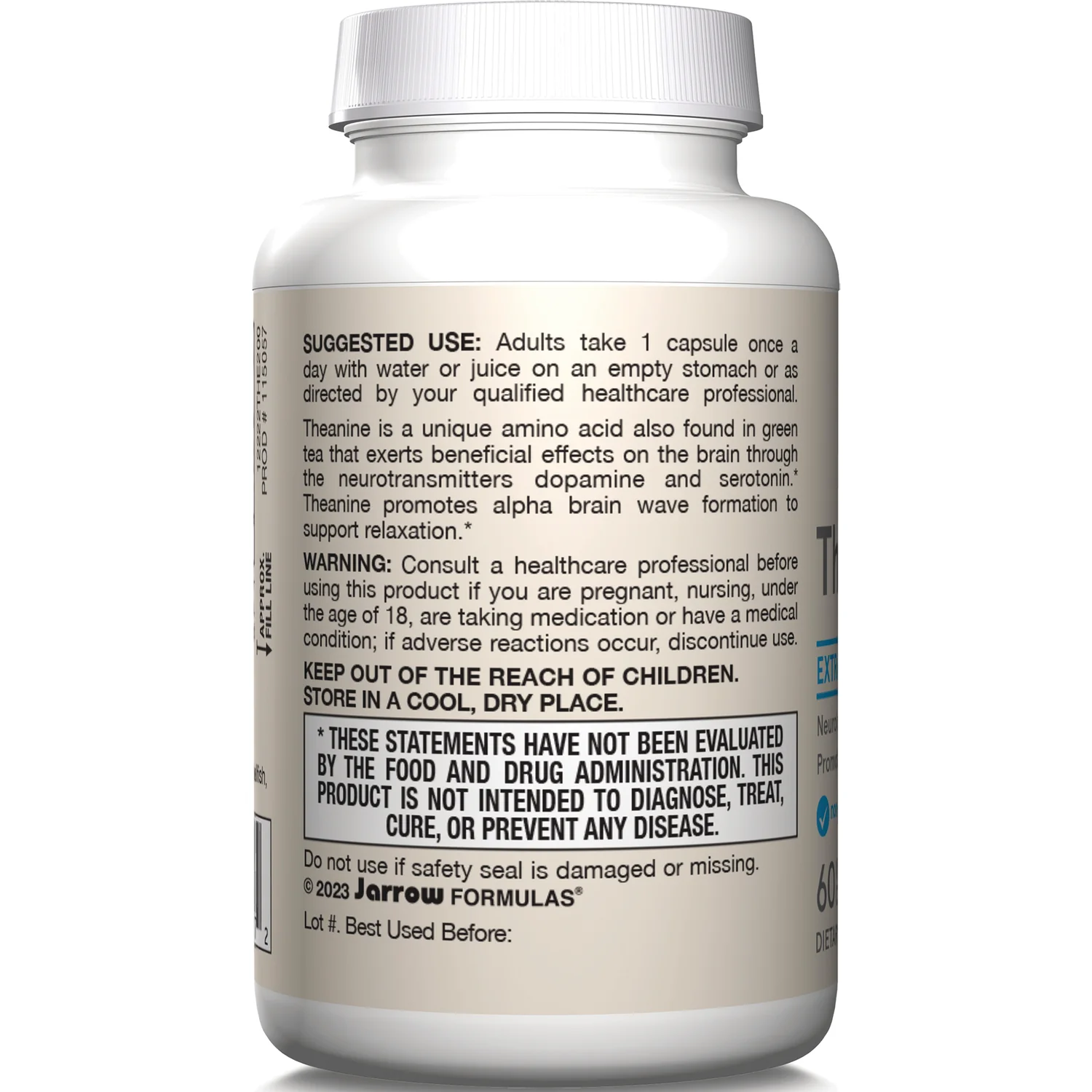 Vegan Theanine 200 Extra Strength - Image 3