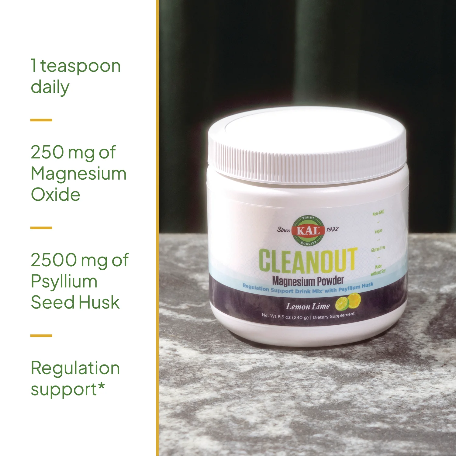 Cleanout Magnesium Powder - Lemon Lime - Image 3