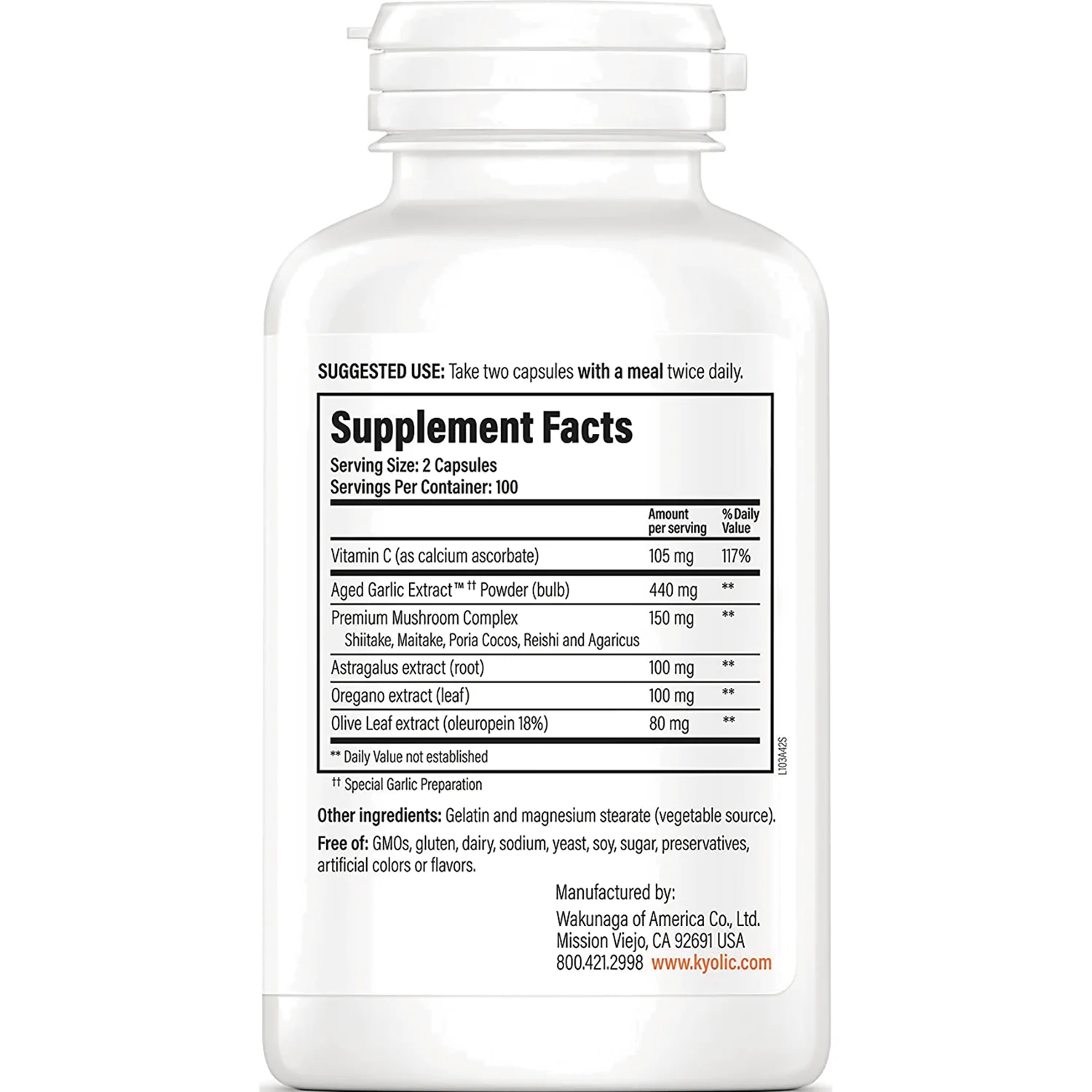 #103 Garlic, Vitamin C, Astragalus - Image 2