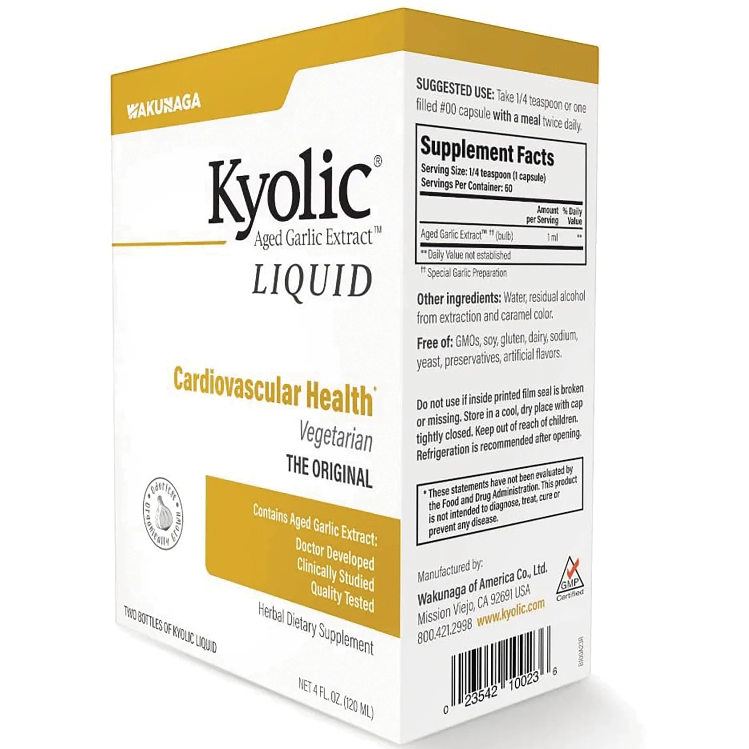 Aged Garlic Extract Vegetarian Liquid - Cardiovascular - Image 2