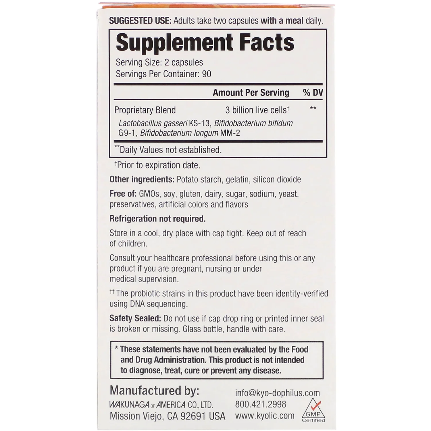 Kyo-Dophilus Daily Probiotic - Image 2