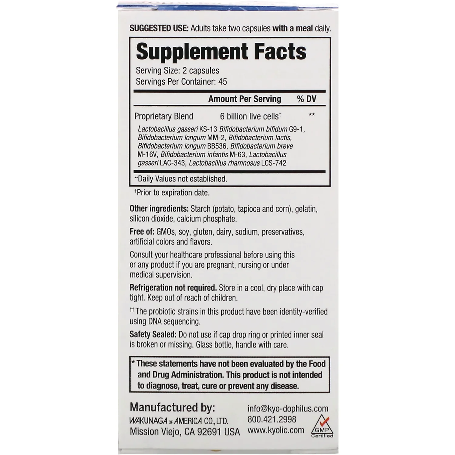 Kyo-Dophilus Multi 9 Probiotic - Image 2