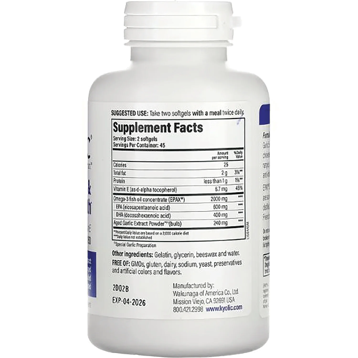 Cholesterol & Circulation Health Formula 150 - Image 2