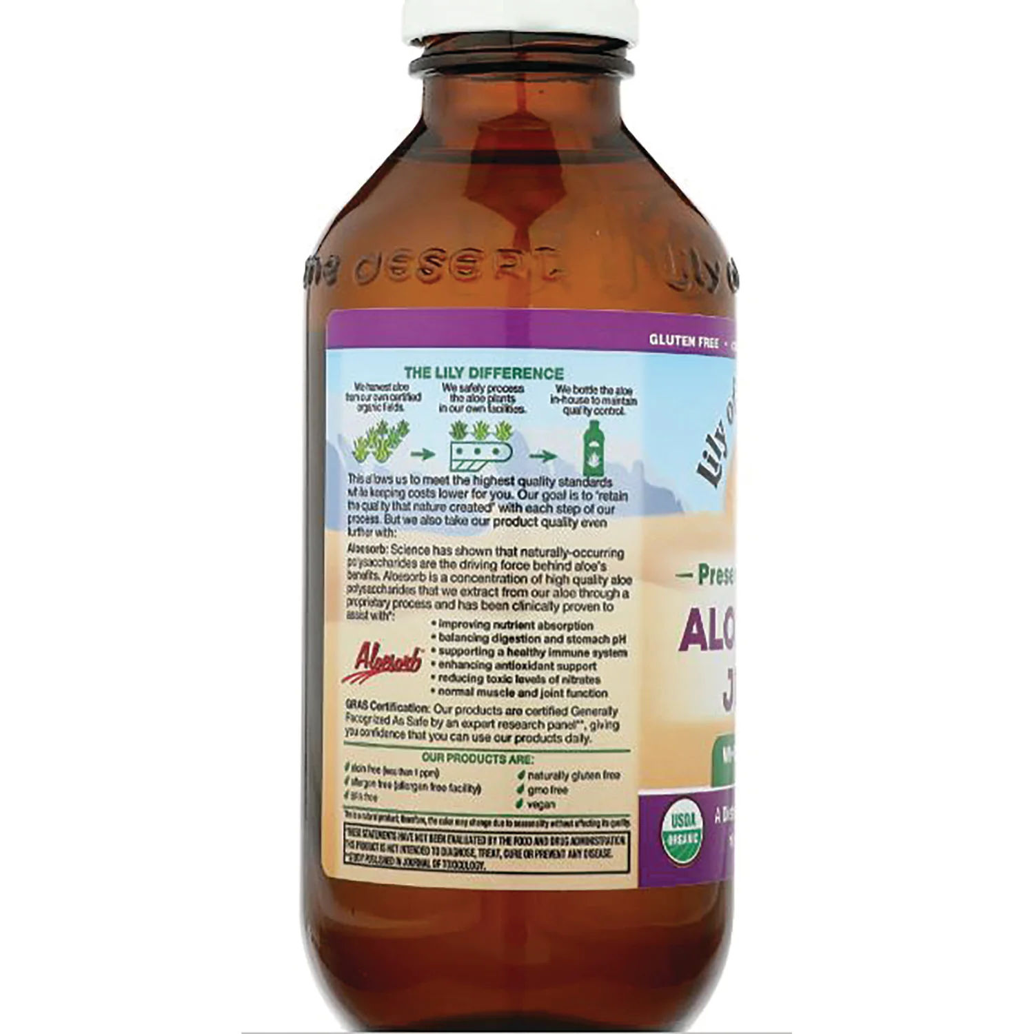 Preservative Free Aloe Vera Juice - Whole Leaf (Filtered) - Image 3