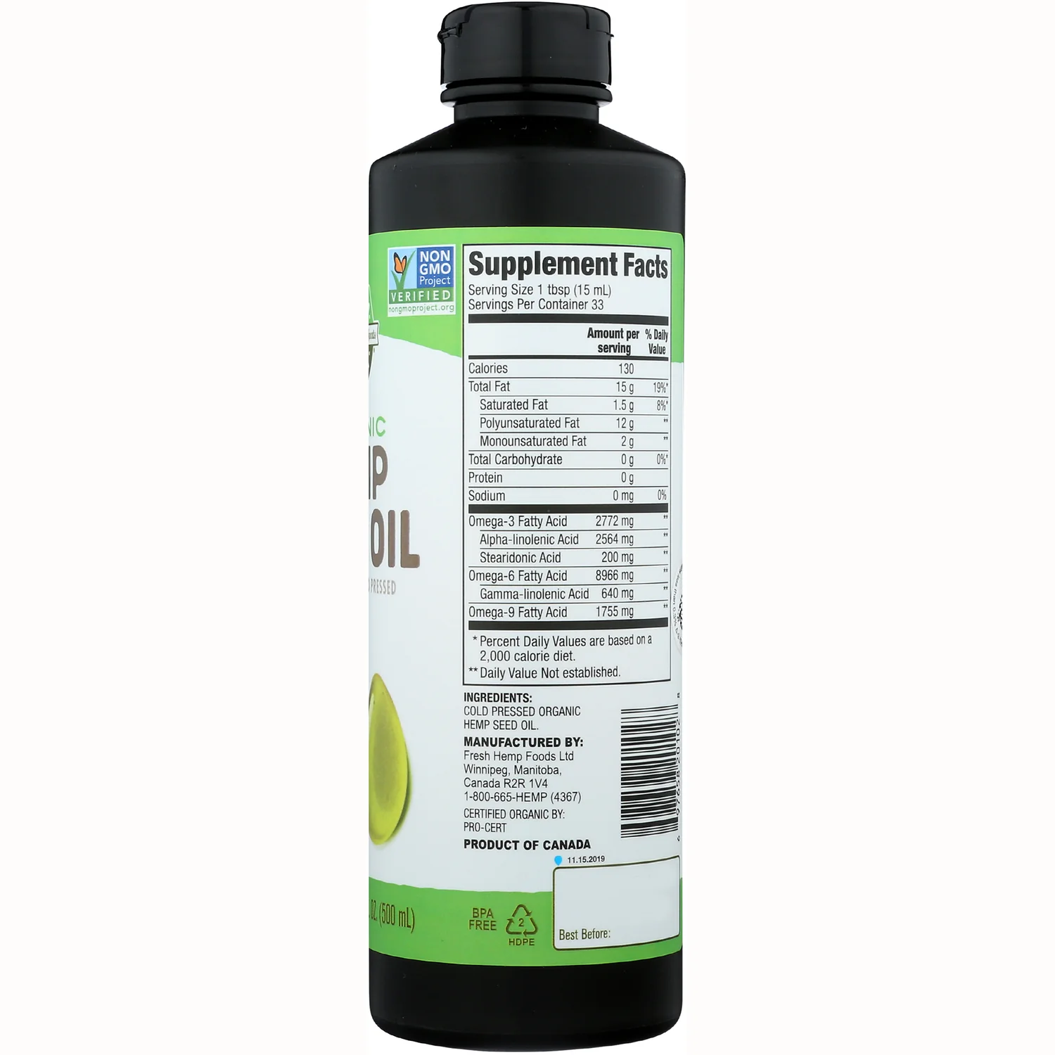Organic Hemp Seed Oil - Image 2
