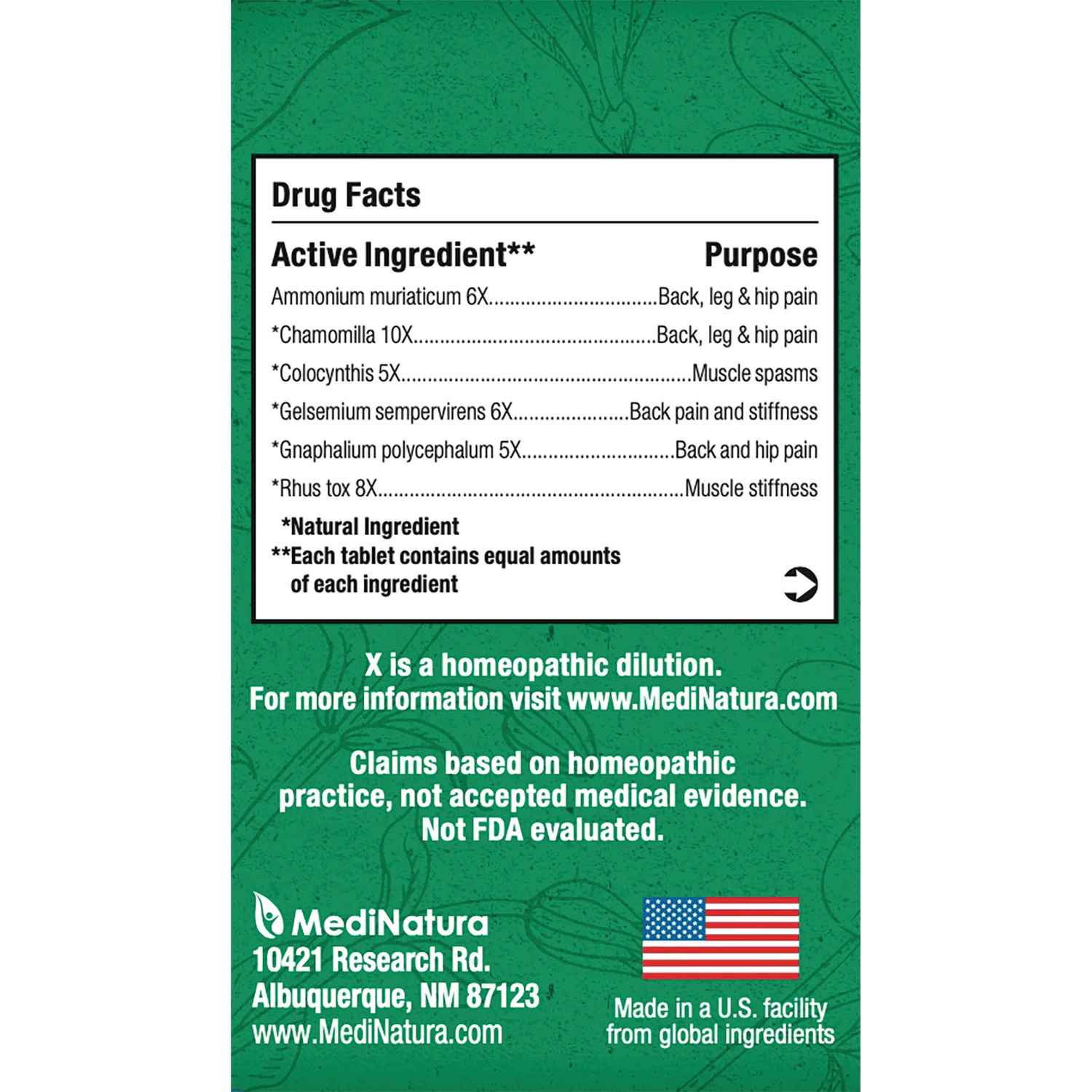 BHI Back Pain Relief Tablets - Image 2