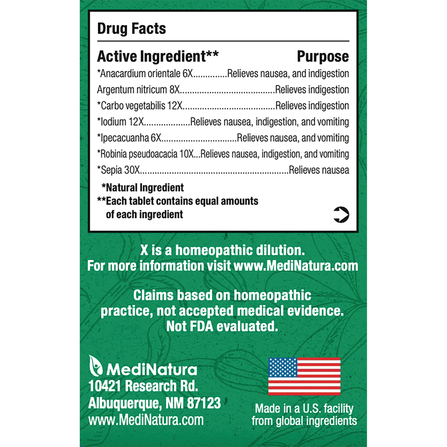 BHI Nausea Relief Tablets - Image 2