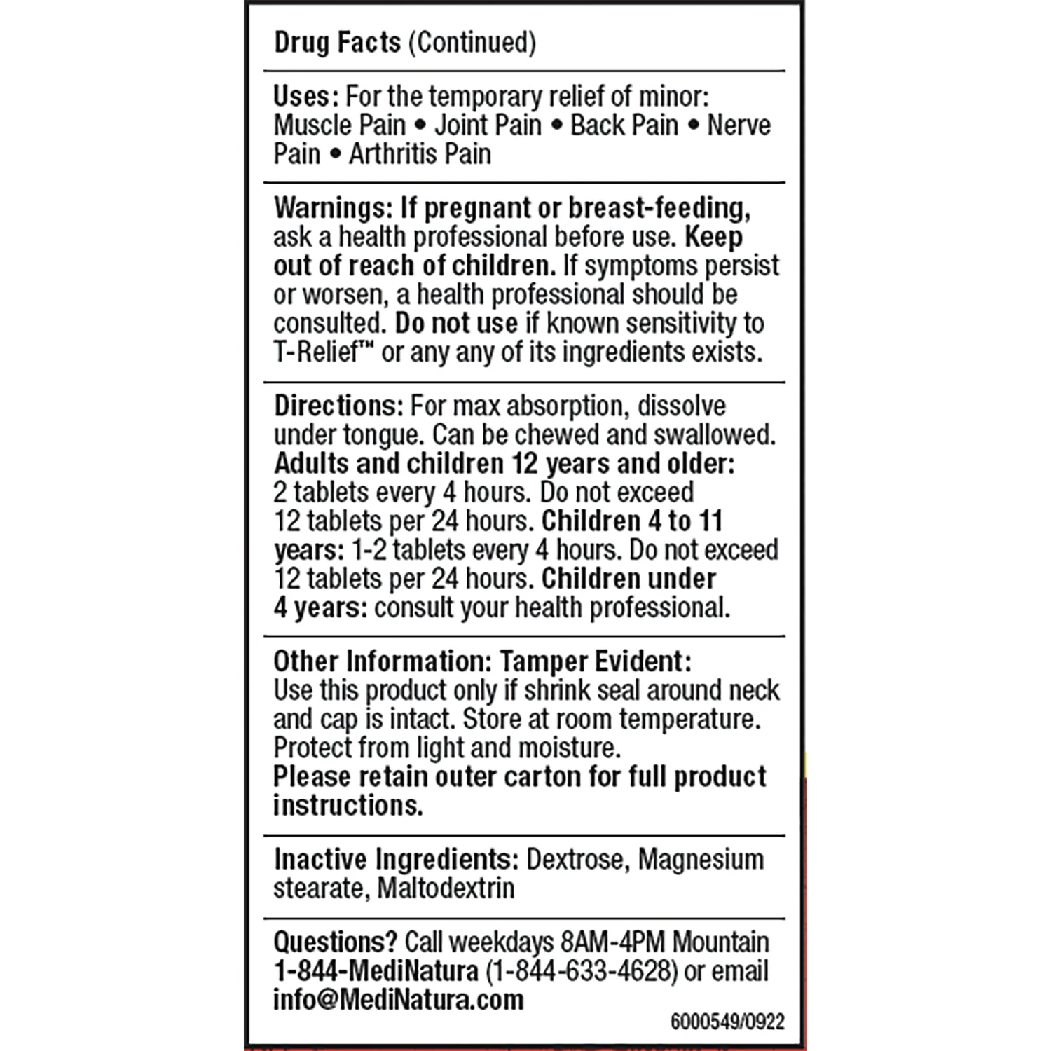 T-Relief Arnica +12 Extra Strength Plant Power - Image 3