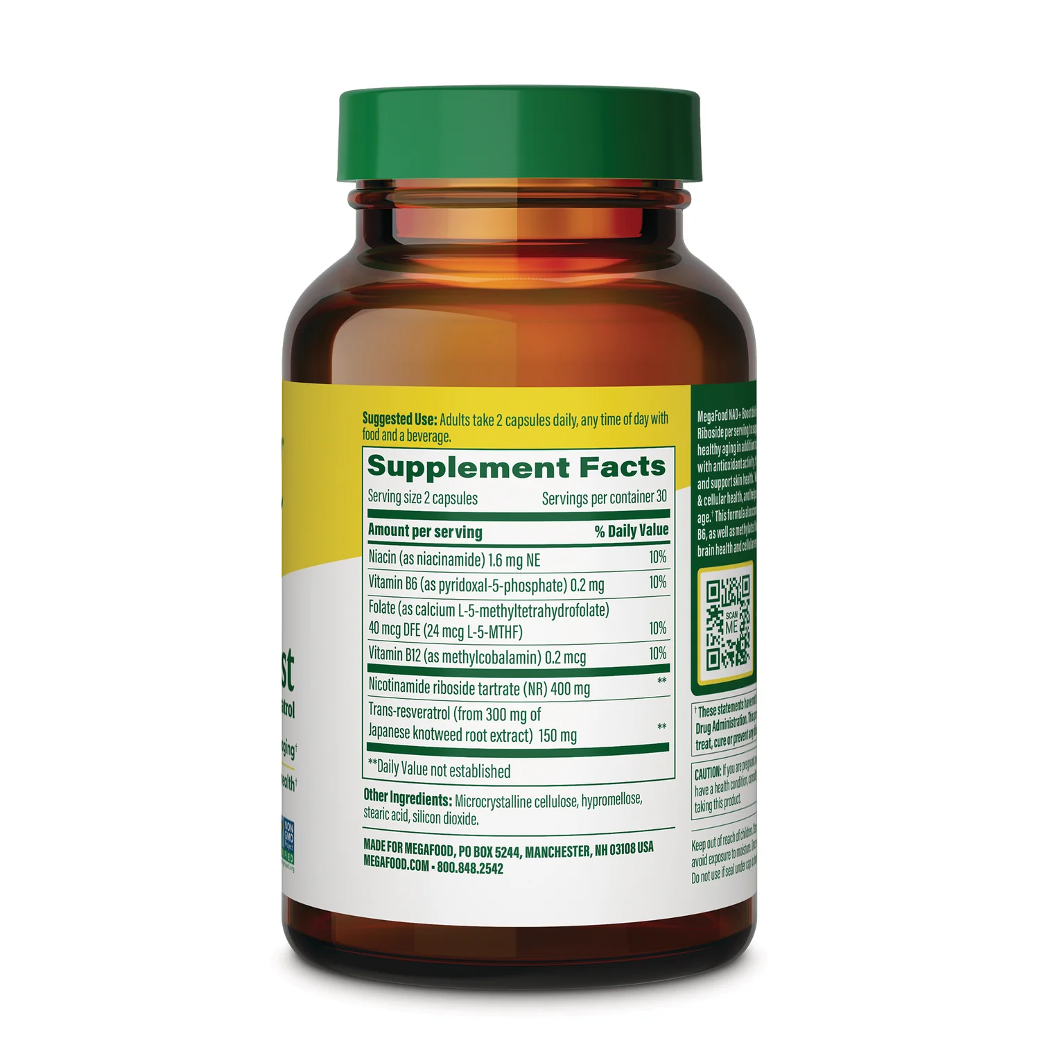 NAD+ Boost with Nicotinamide Riboside & Resveratrol - Image 2