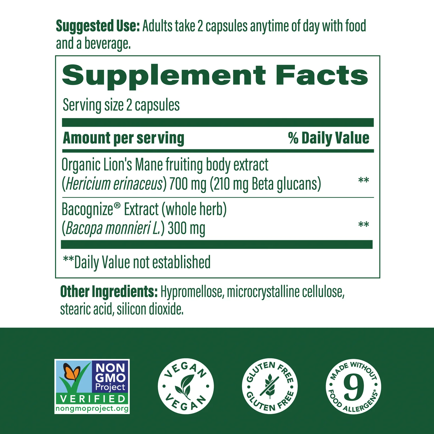 Superfood Mushroom Focus Support - Image 2