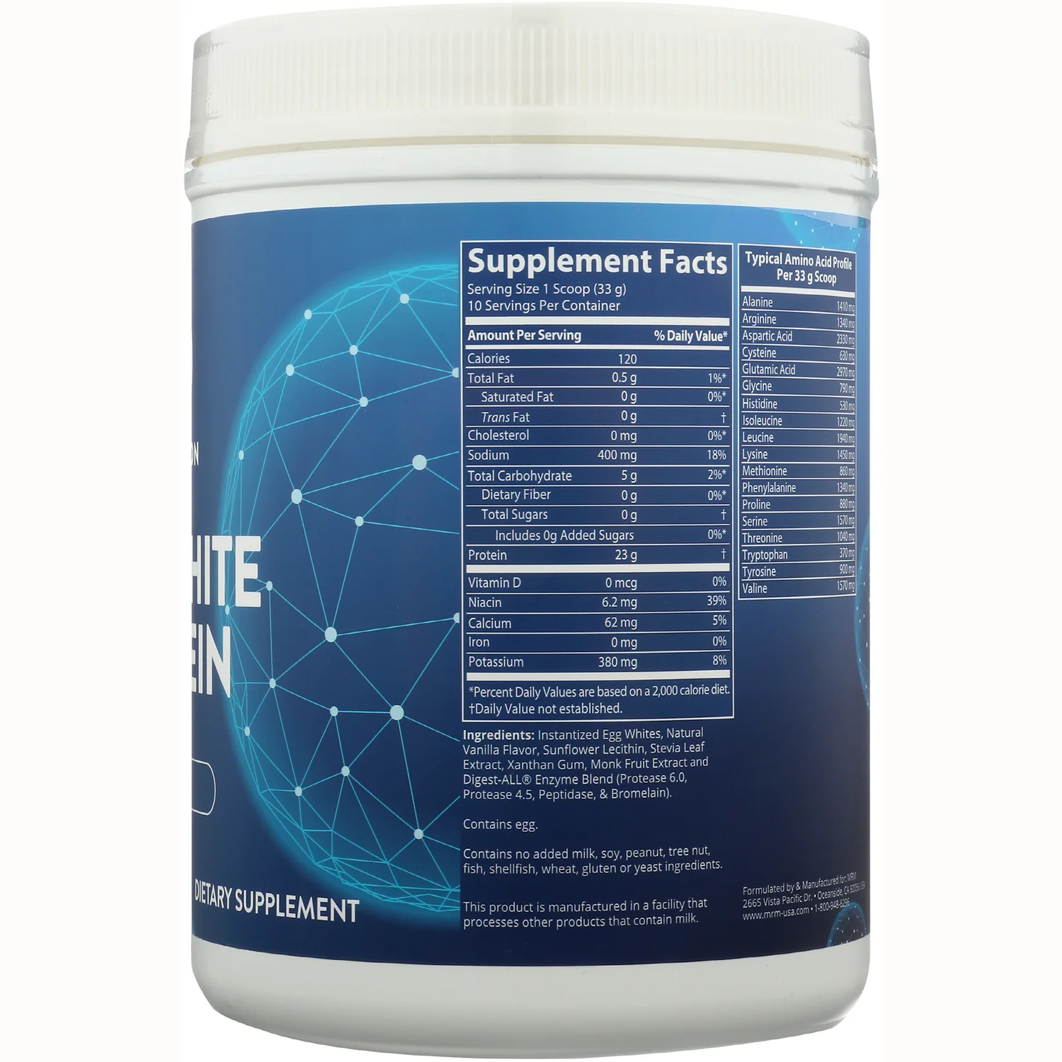 Egg White Protein - Vanilla - Image 2