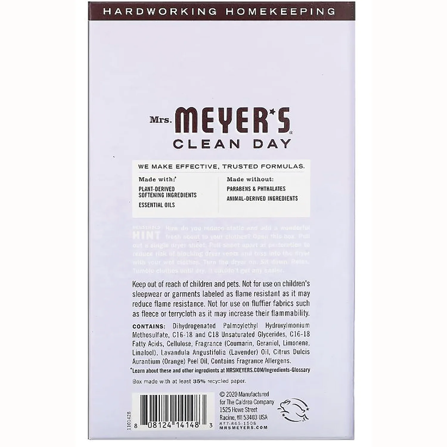 Clean Day Dryer Sheets - Lavender - Image 2