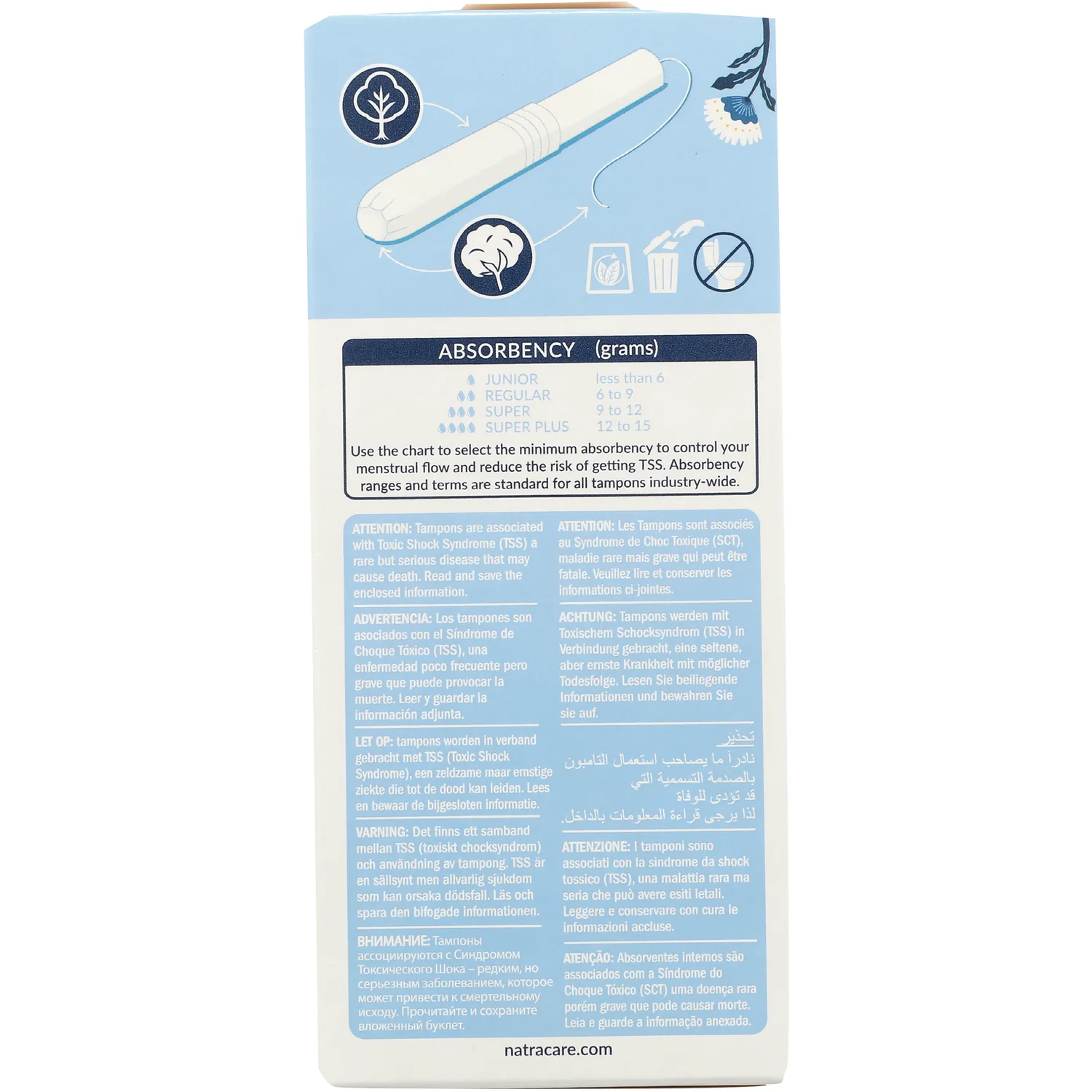 Organic Cotton Tampons with Applicator - Regular - Image 2