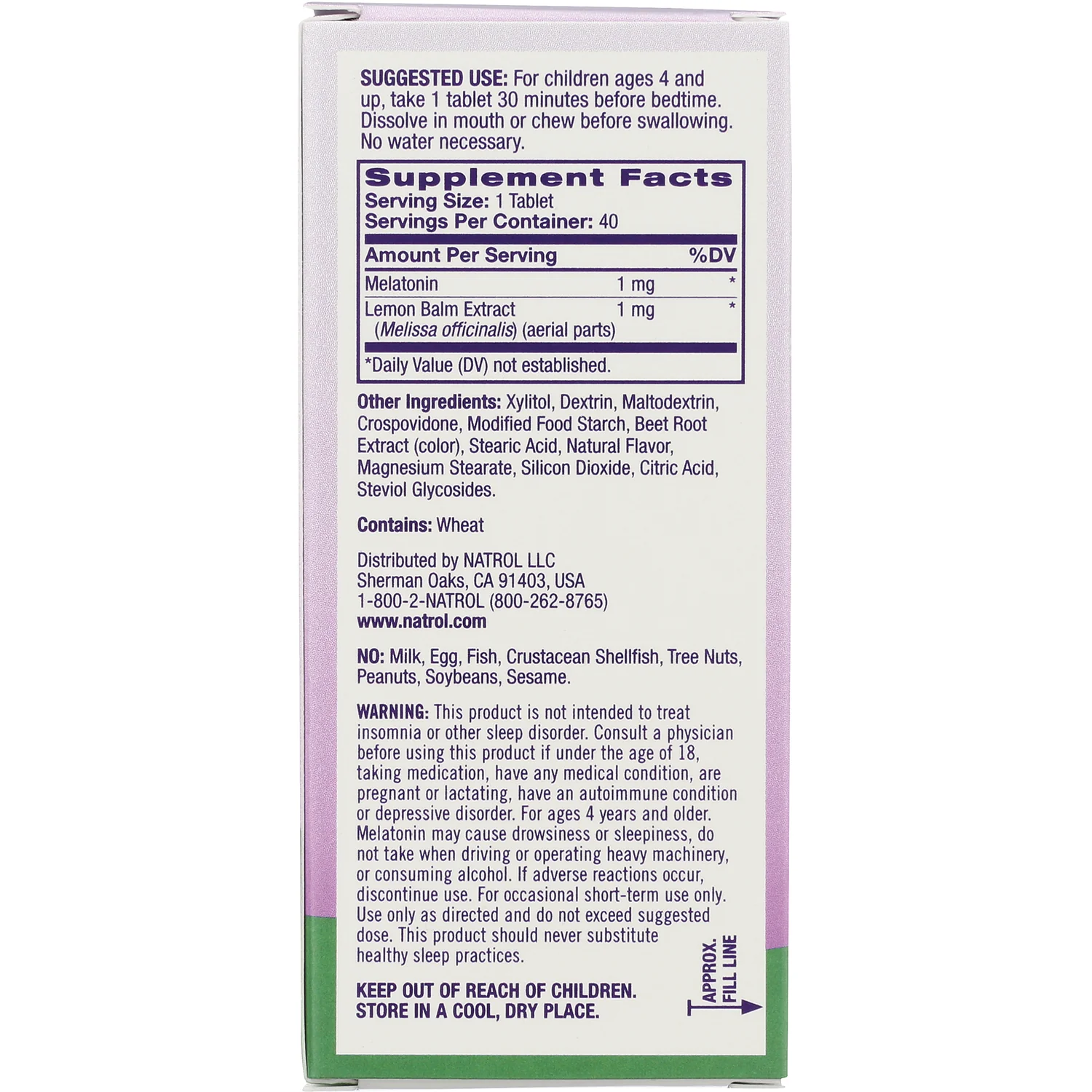 Kids Melatonin Fast Dissolve - Strawberry - Image 2