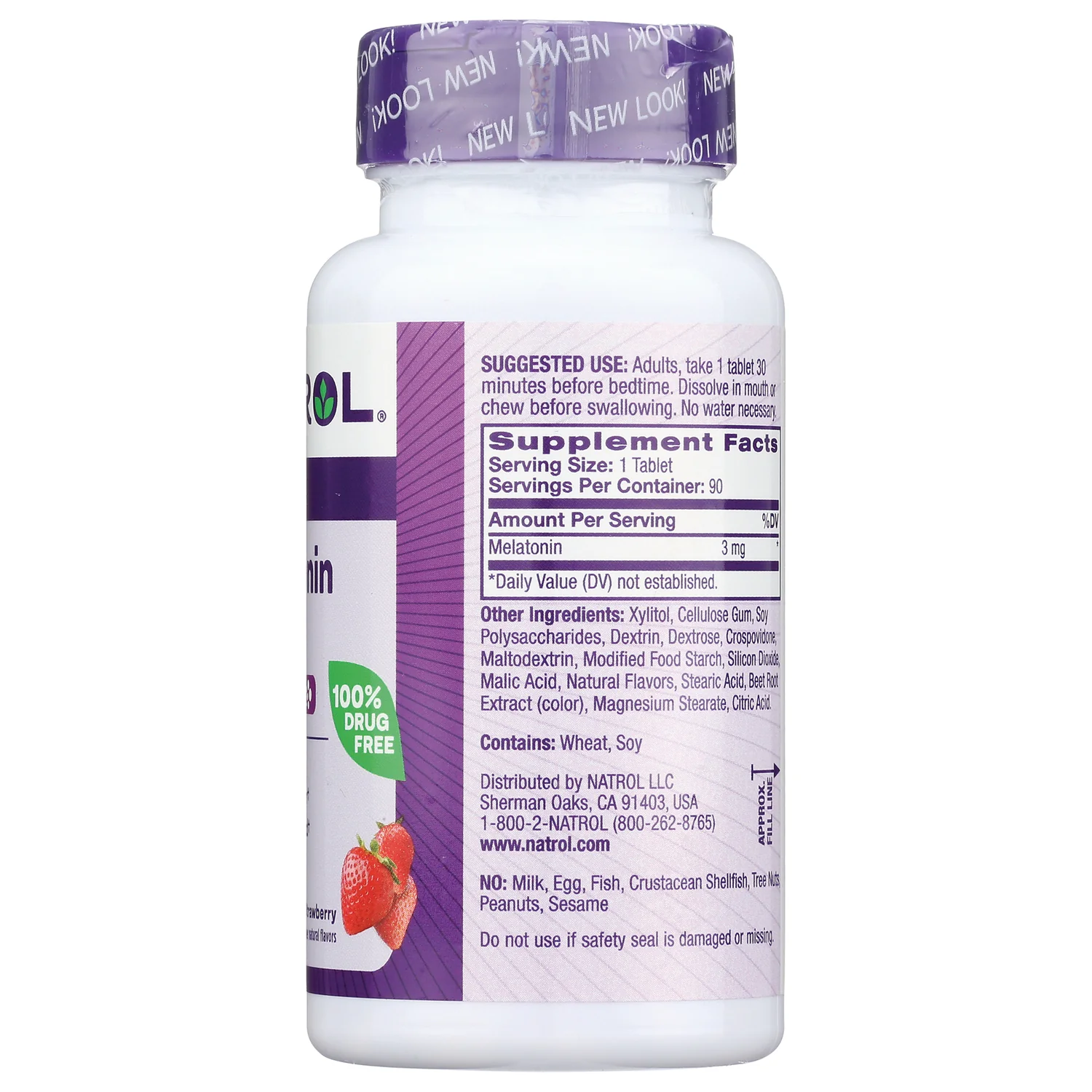 Melatonin Fast Dissolve - Strawberry - Image 2