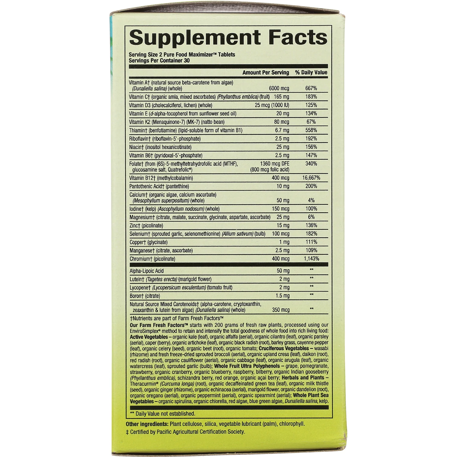 Pure Food Women's 50+ Multivitamin & Mineral - Image 2