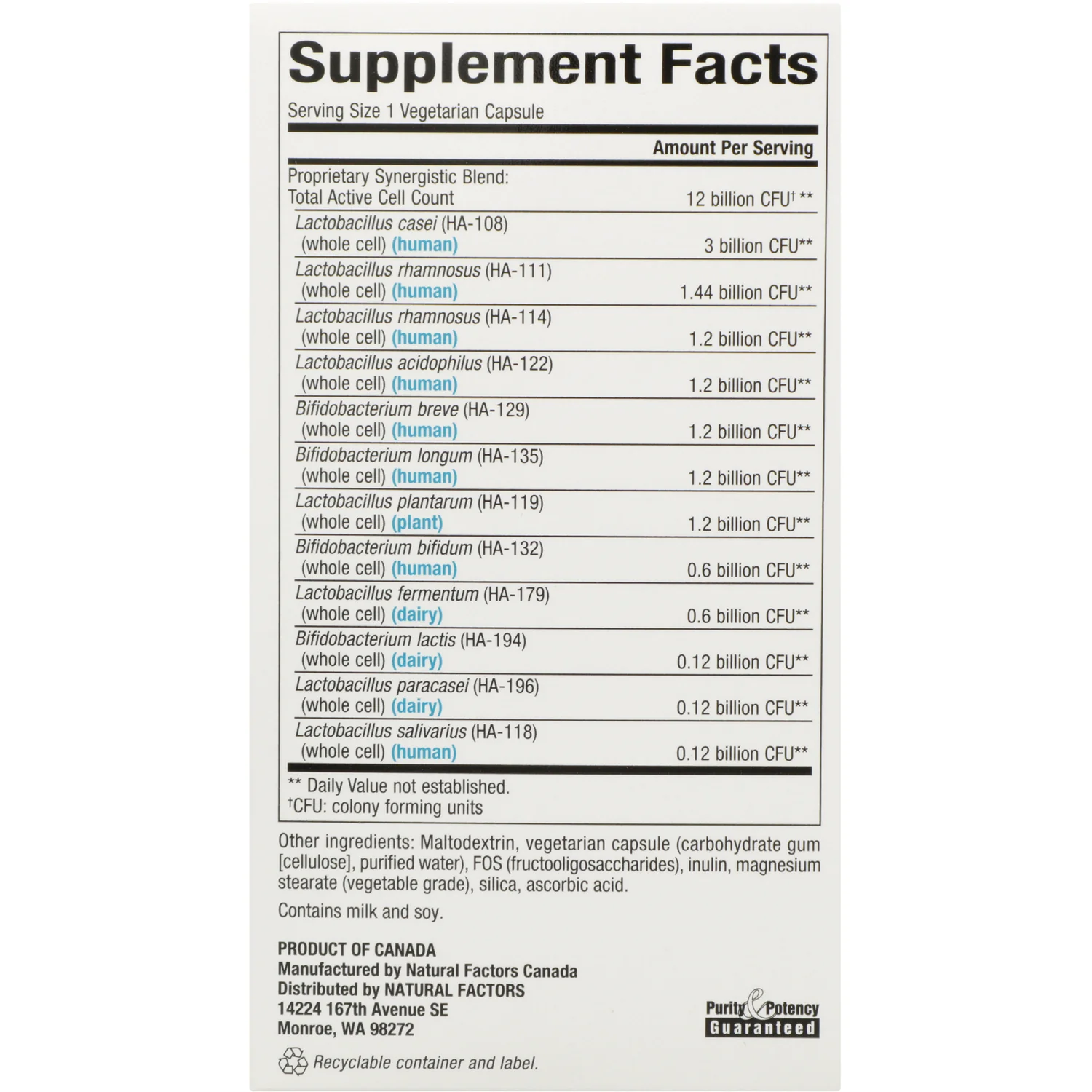 Ultimate Probiotic 12/12 Formula - Image 2