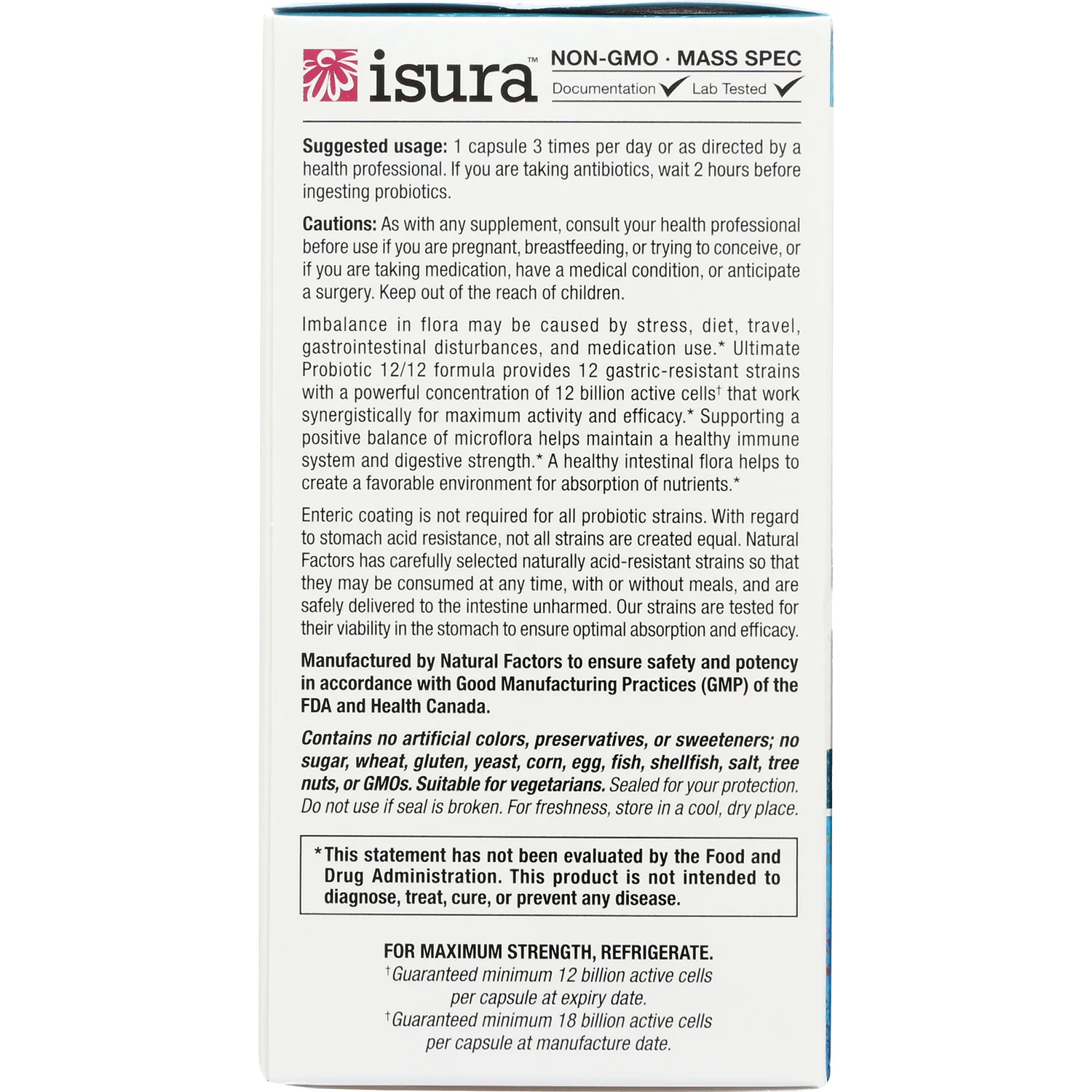 Ultimate Probiotic 12/12 Formula - Image 3