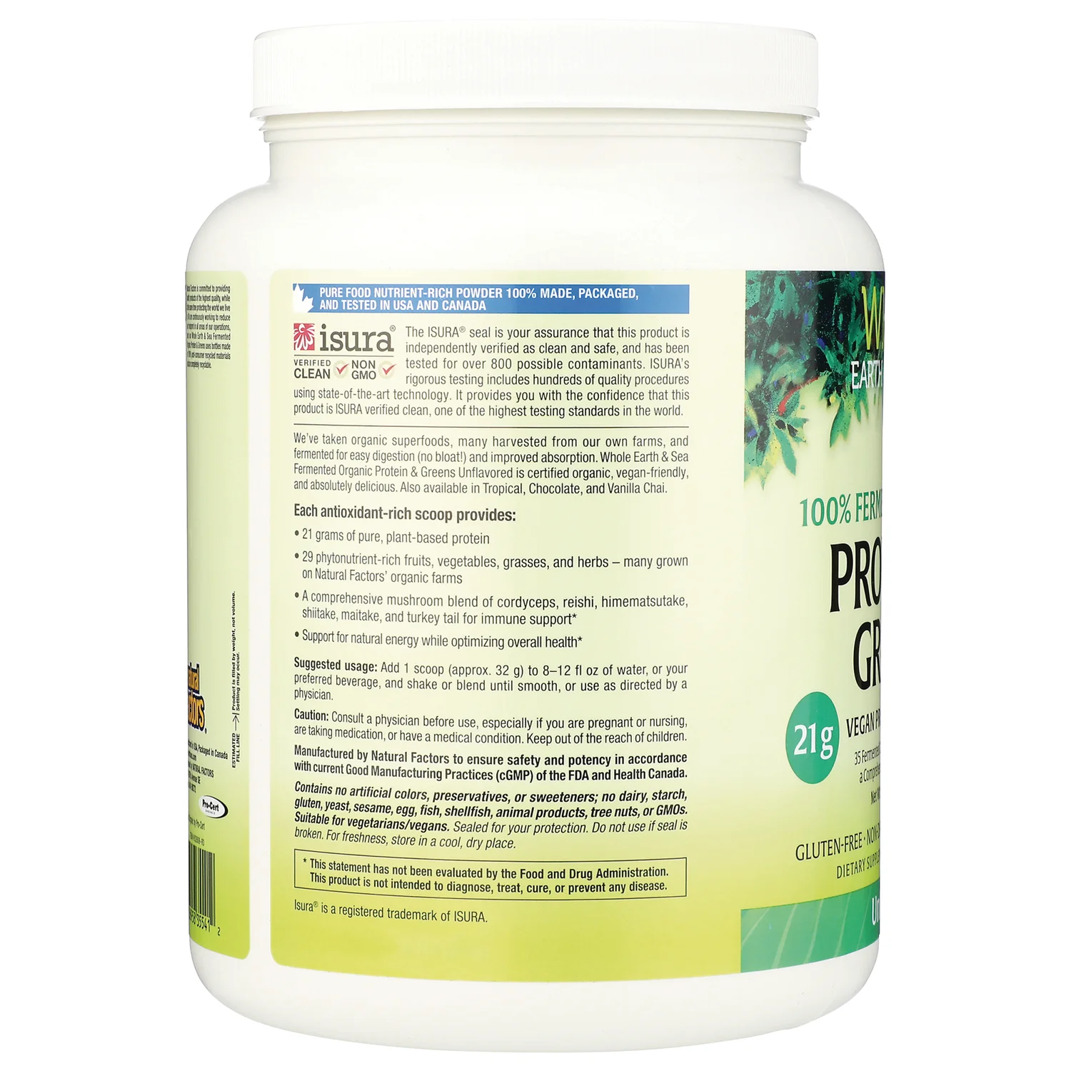 Whole Earth & Sea Protein & Greens - Unflavored - Image 4