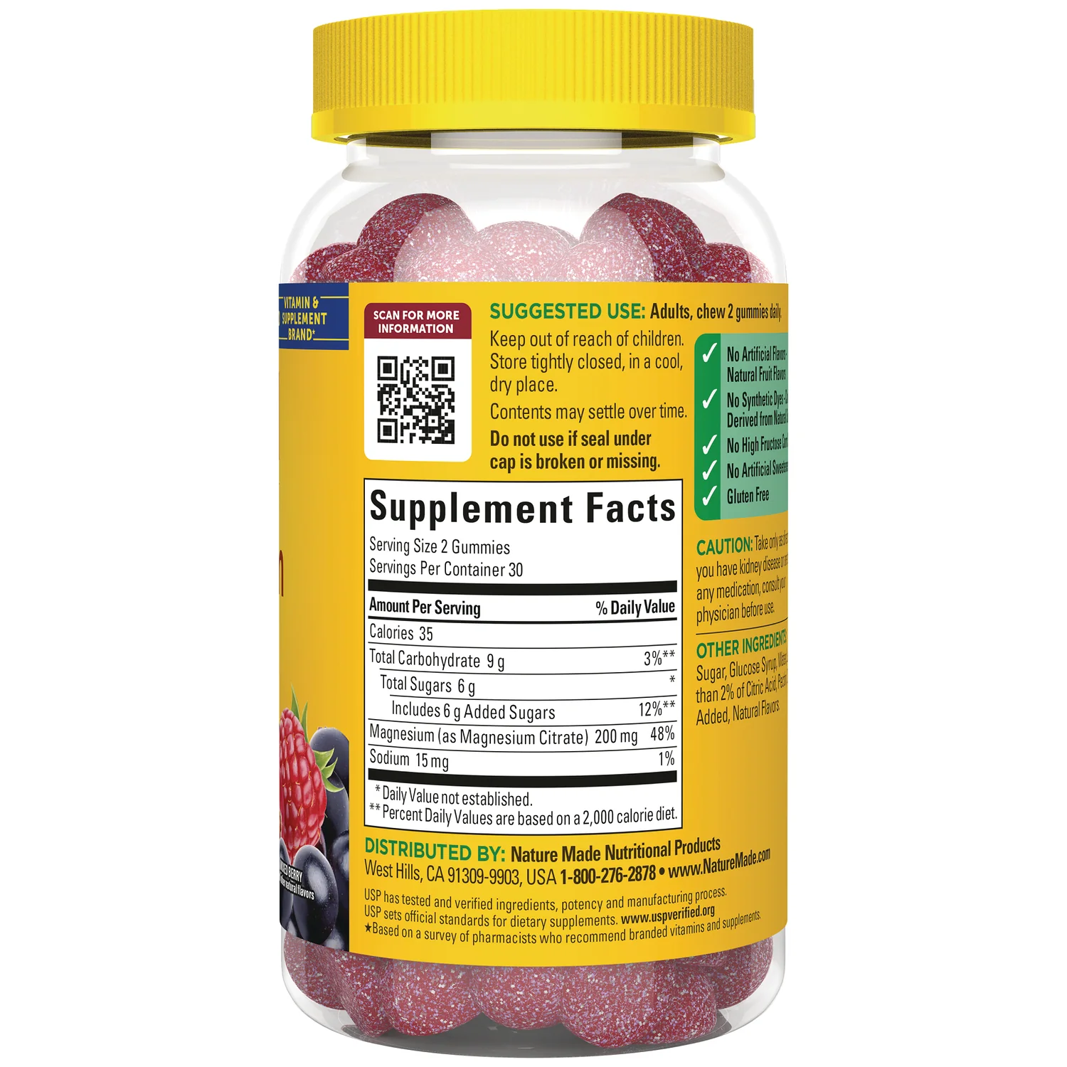 Magnesium Citrate Gummies - Mixed Berry - Image 2