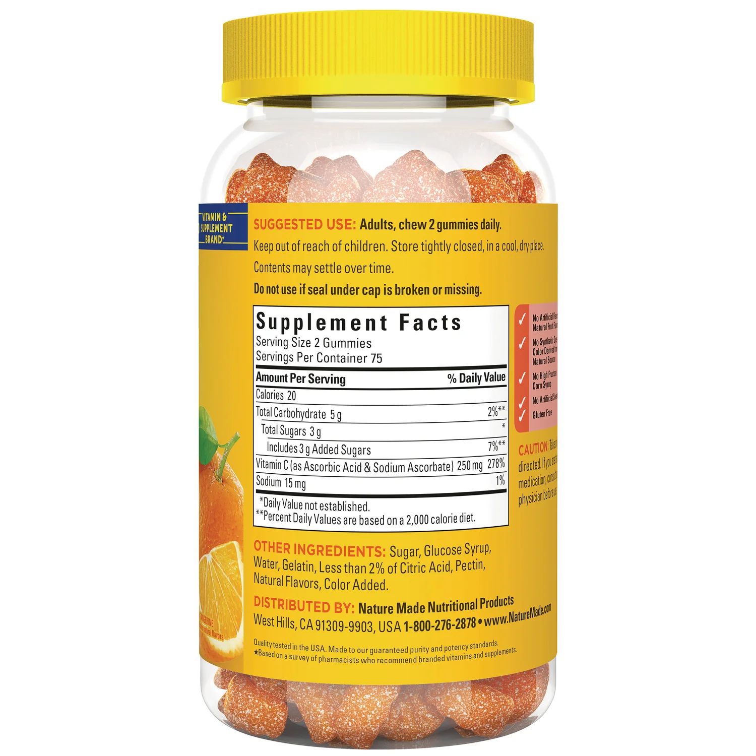 Vitamin C Gummies - Tangerine - Image 2