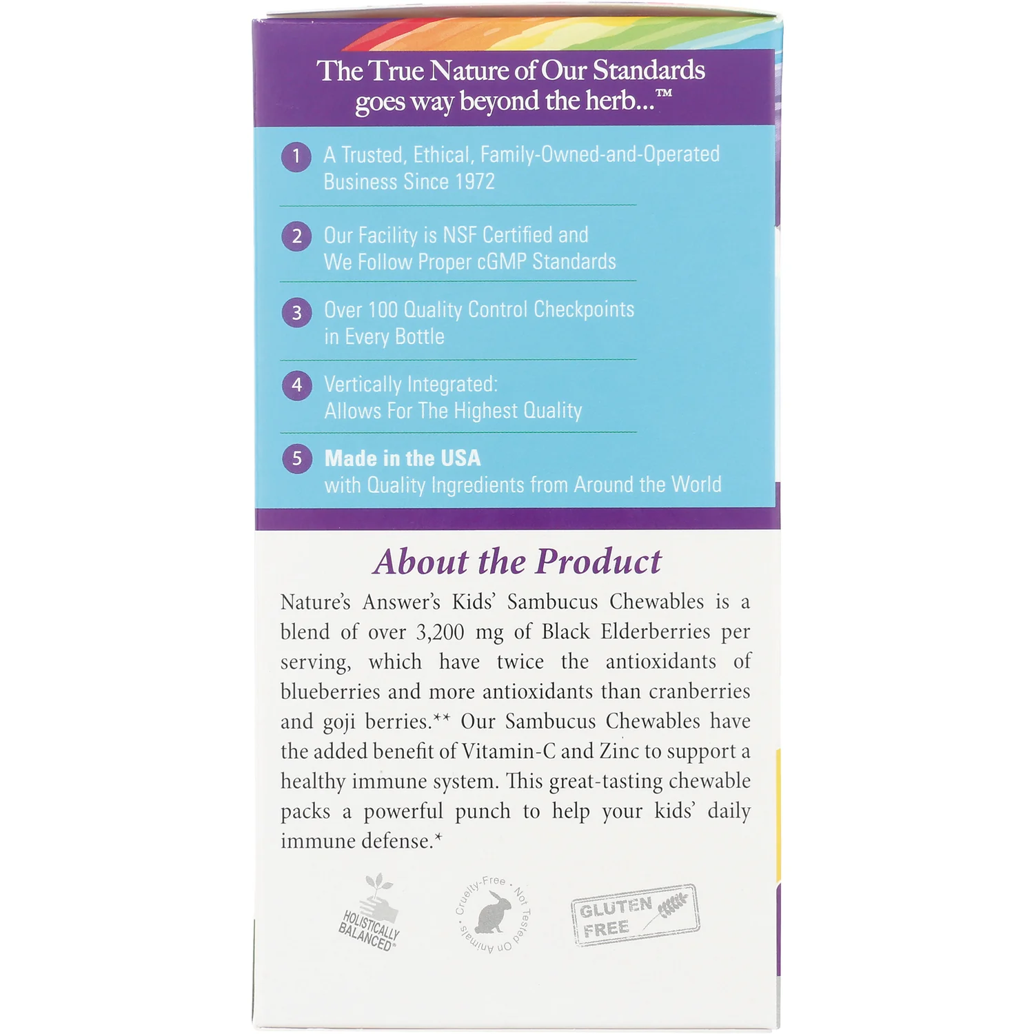 Kid's Sambucus Black Elderberry Chewables - Image 3