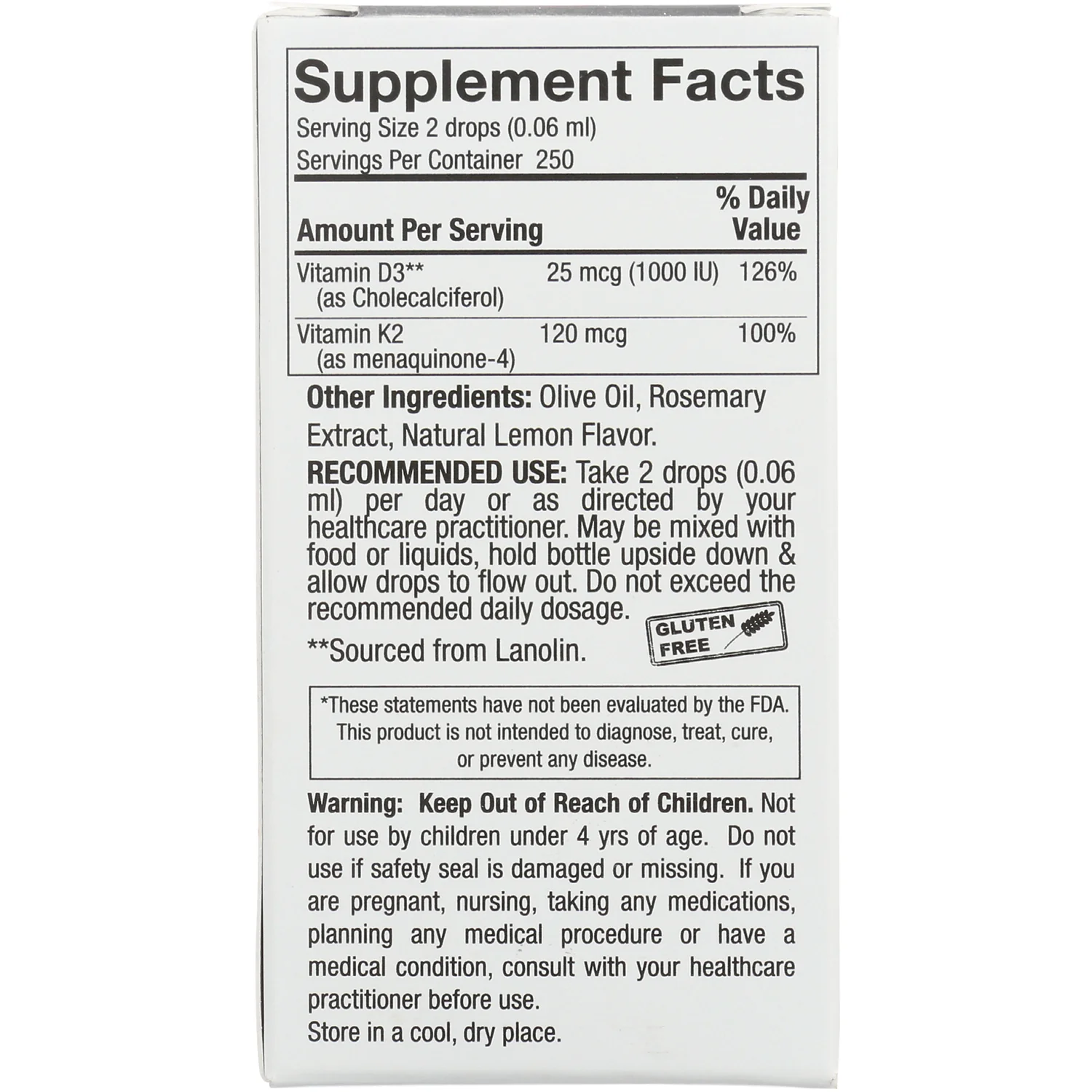 Vitamin D3 & K2 - Image 2