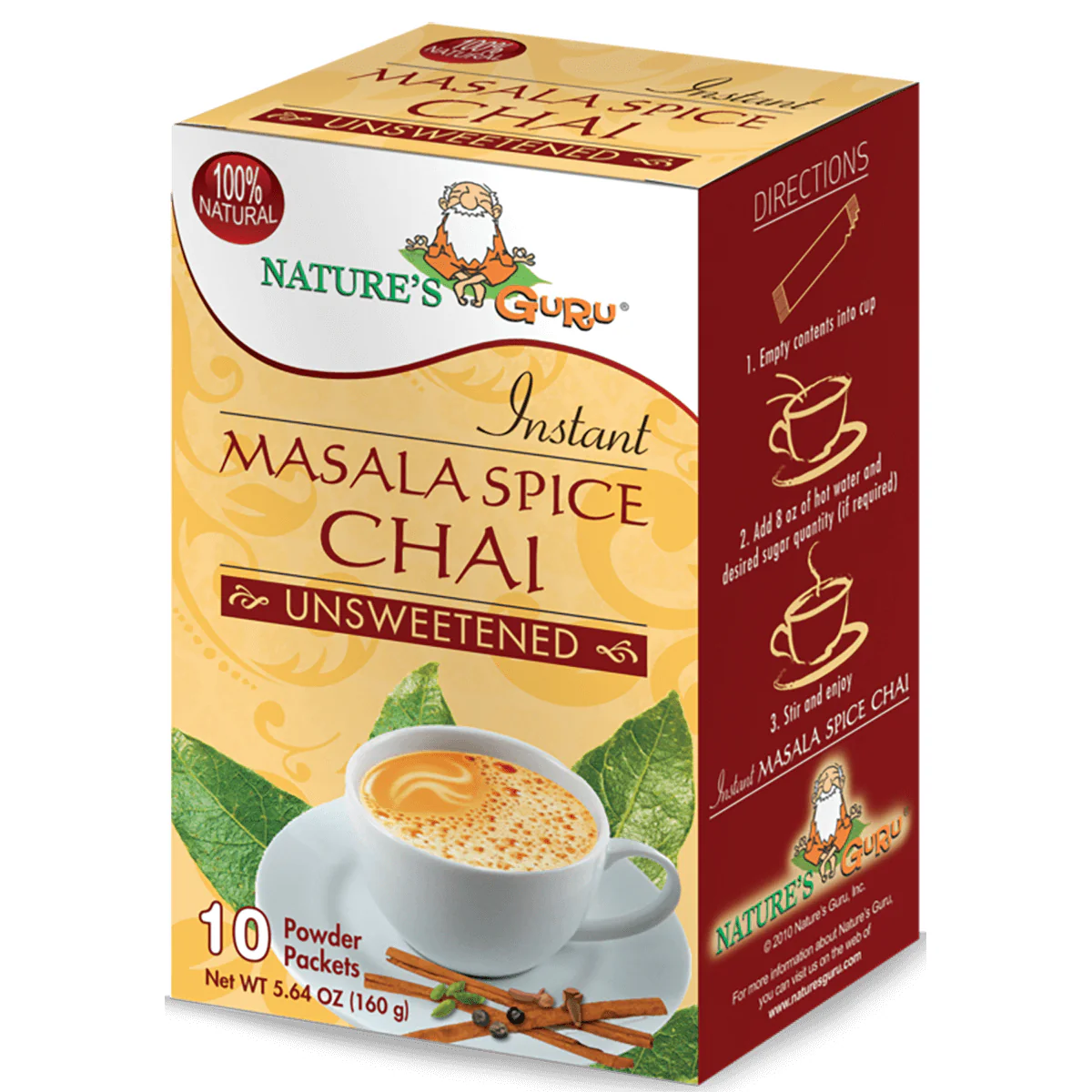 Instant Masala Spice Chai - Unsweetened