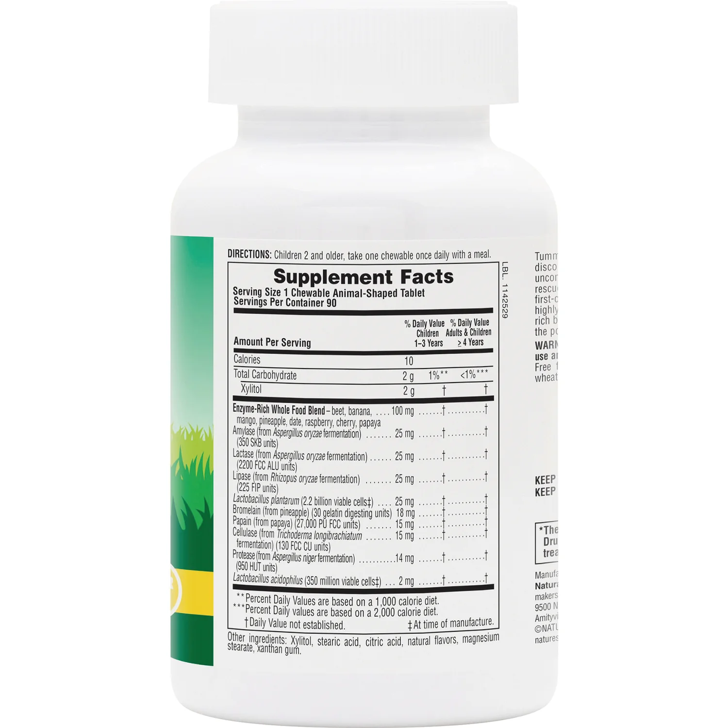 Animal Parade Tummy Zyme - Tropical Fruit - Image 2
