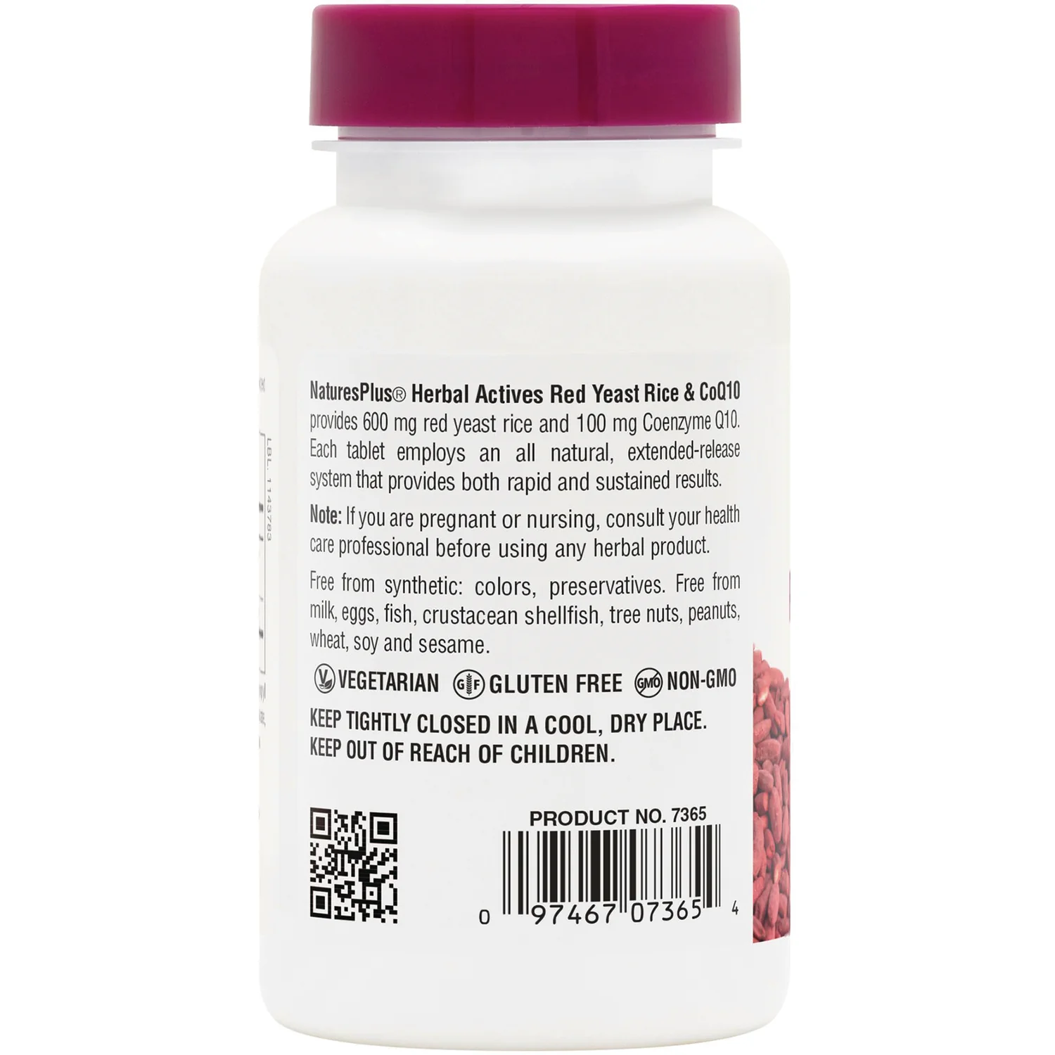 Herbal Actives Extended Release Red Yeast Rice & CoQ10 - Image 3