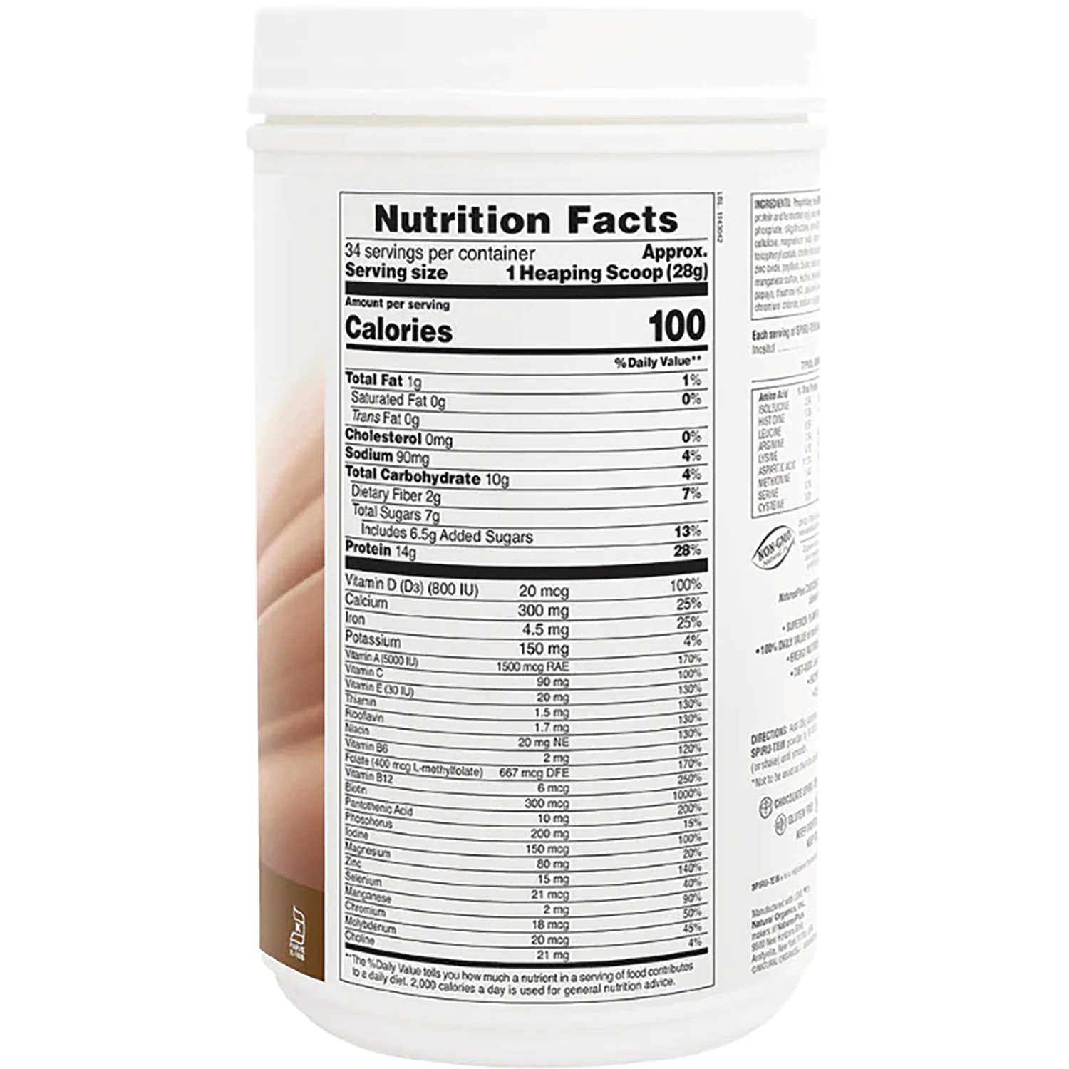 Spiru-Tein Protein Powder Meal - Chocolate - Image 2