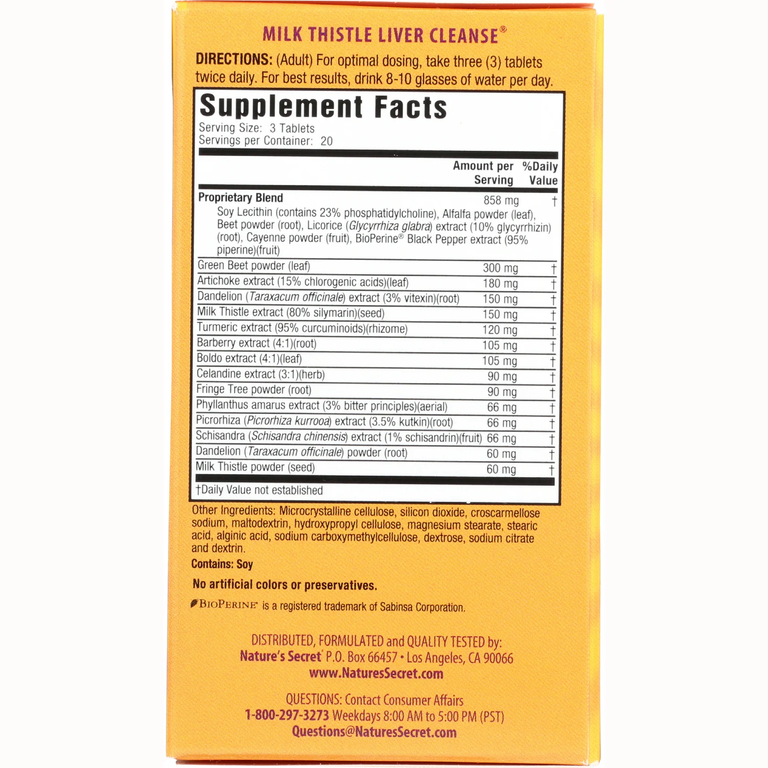 Milk Thistle Liver Cleanse - Image 2