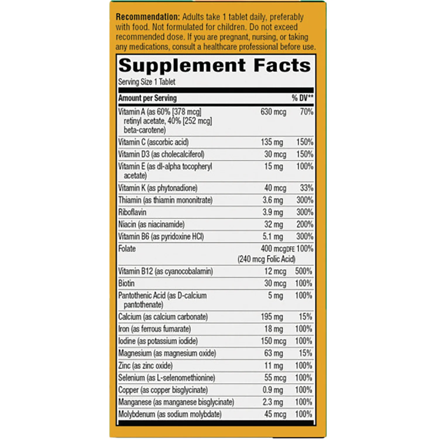 Alive! Adult Complete Multivitamin - Image 2