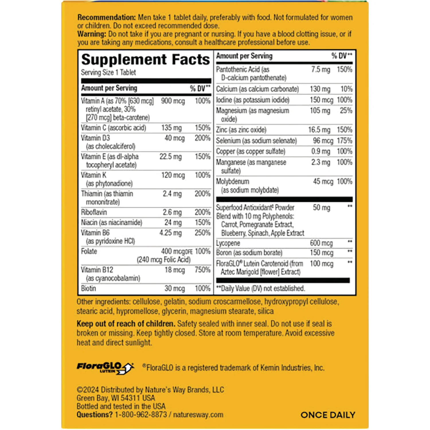 Alive! Men's Complete Multivitamin - Image 2