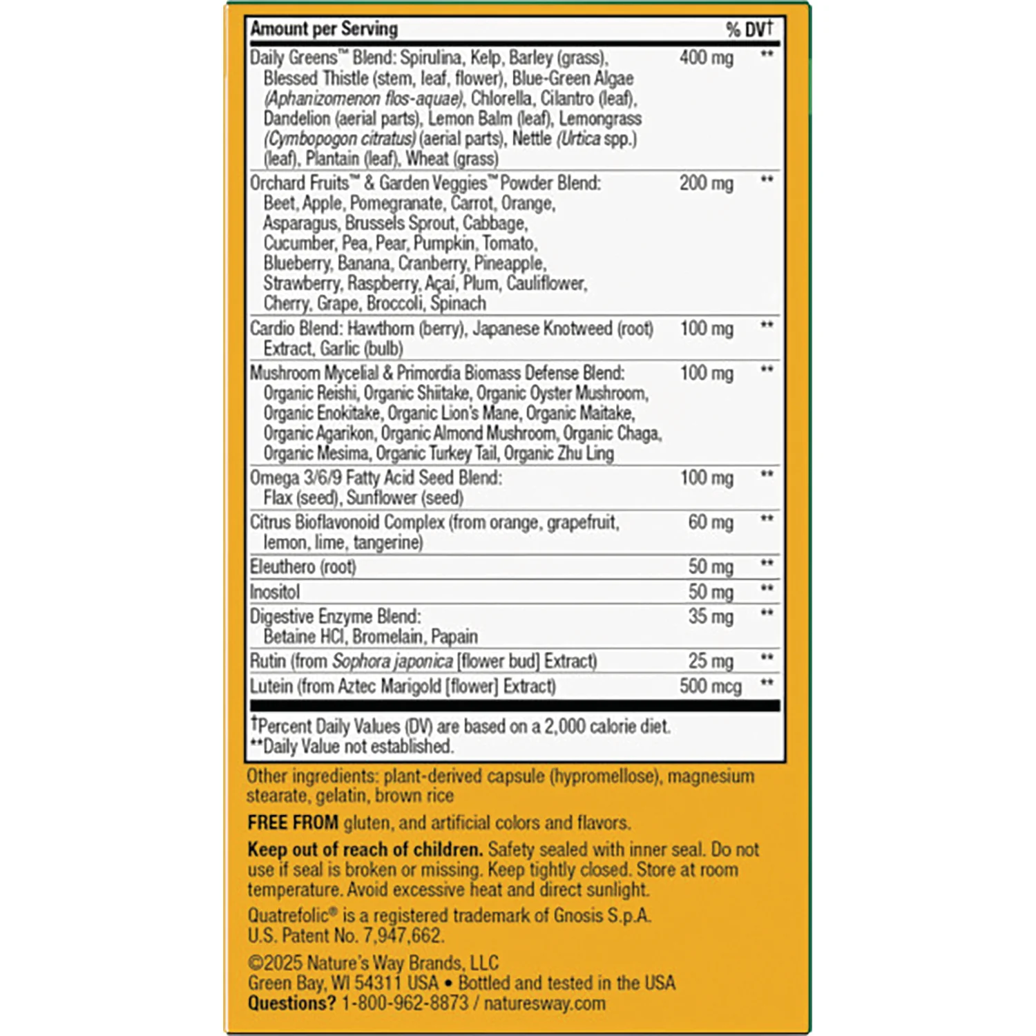 Alive! Max 6 Potency Adult Complete Multivitamin - No Added Iron - Image 3