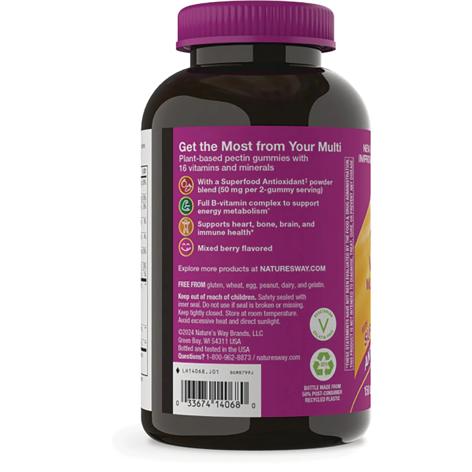 Alive! Women's 50+ Multivitamin Gummy - Mixed Berry - Image 3