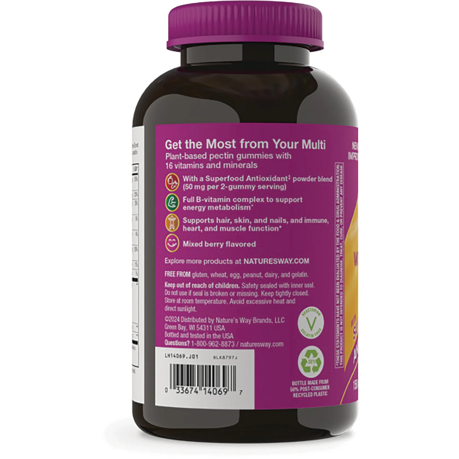 Alive! Women's Gummy Multivitamin - Mixed Berry - Image 3