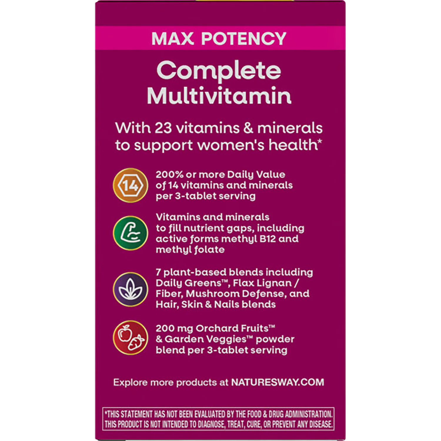 Alive! Max3 Potency Women's Complete Multivitamin - Image 4